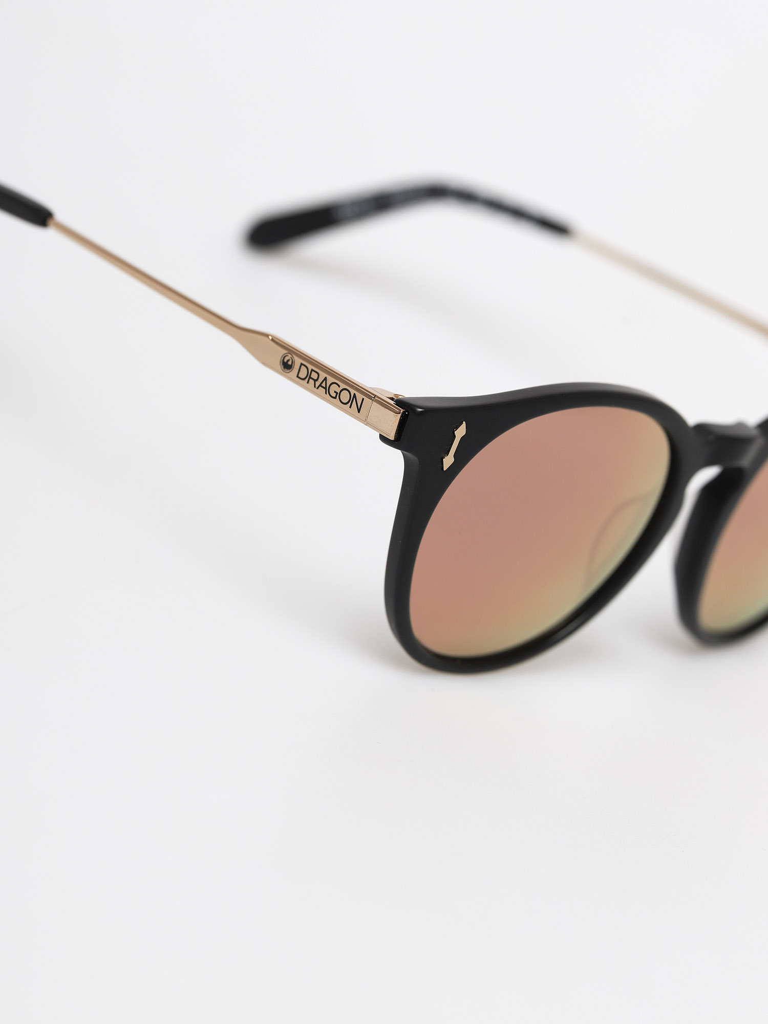 Dragon Hype Sunglasses (matte black/ll rose gold ion)