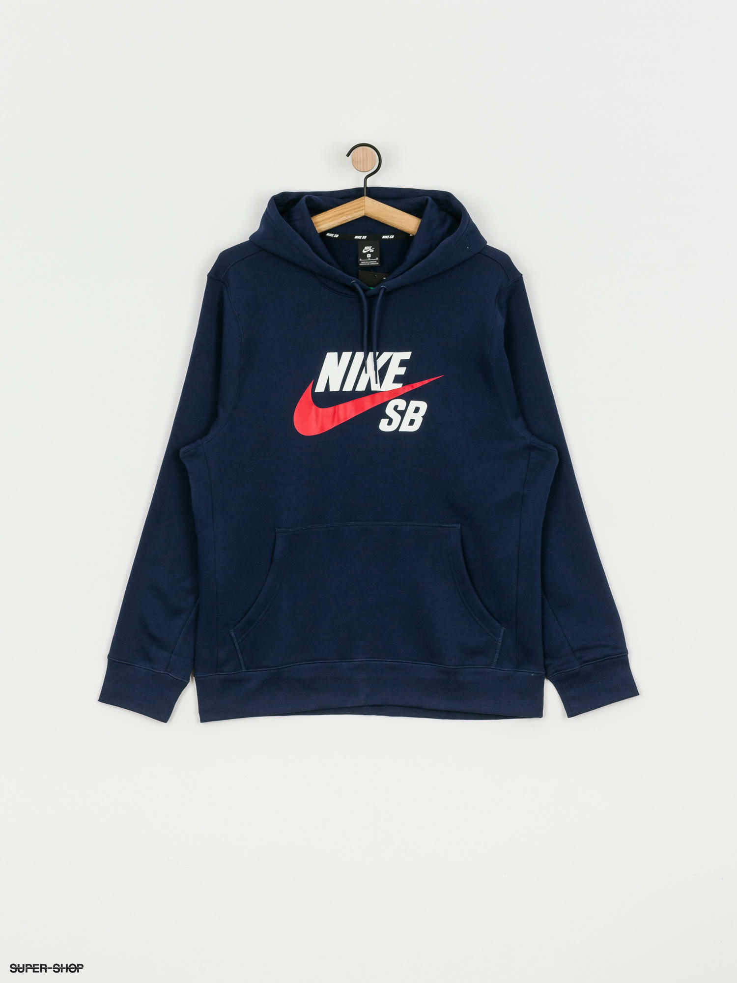 nike red and blue hoodie