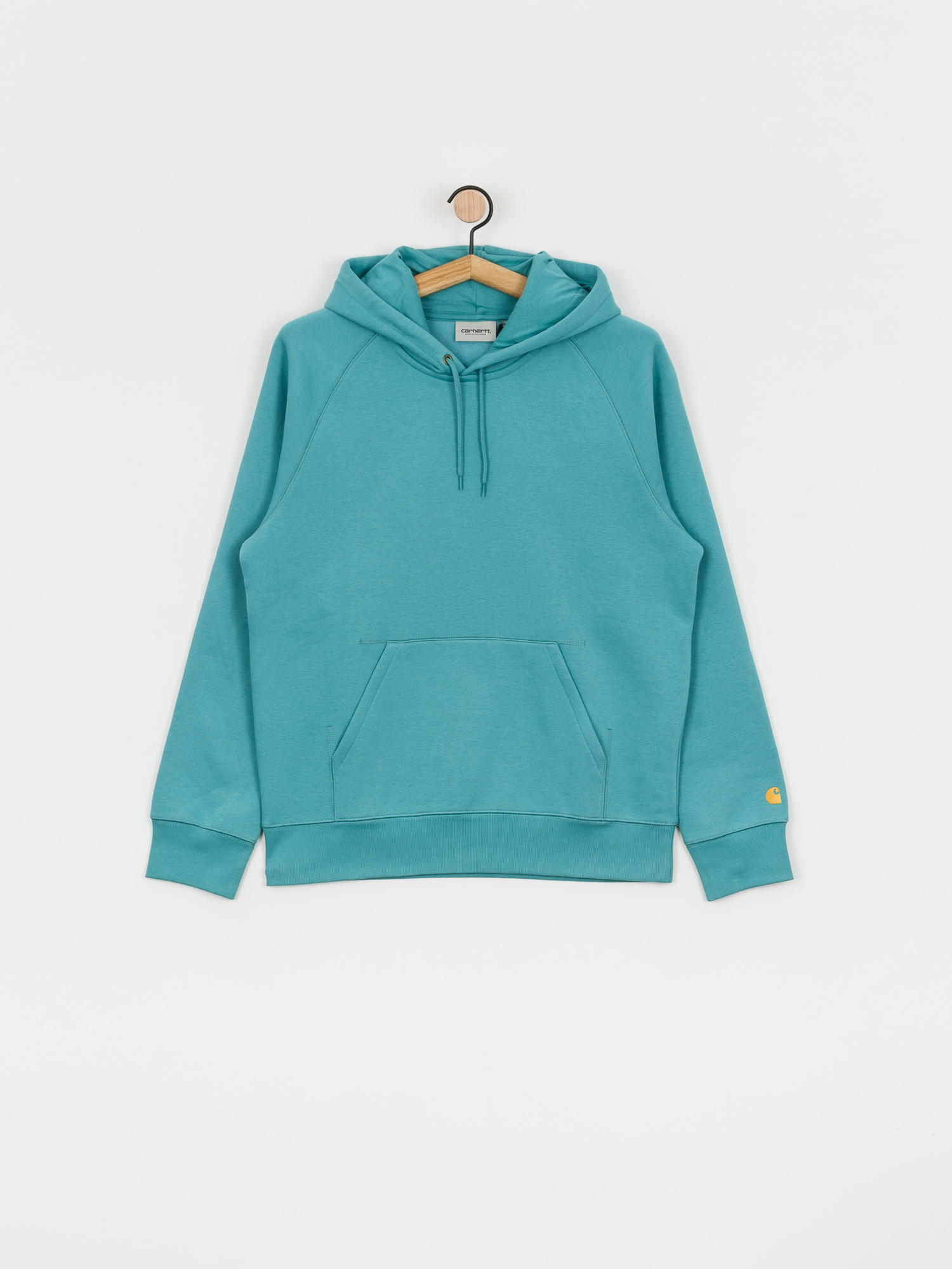 Carhartt WIP Chase HD Hoodie (frosted turquoise/gold)