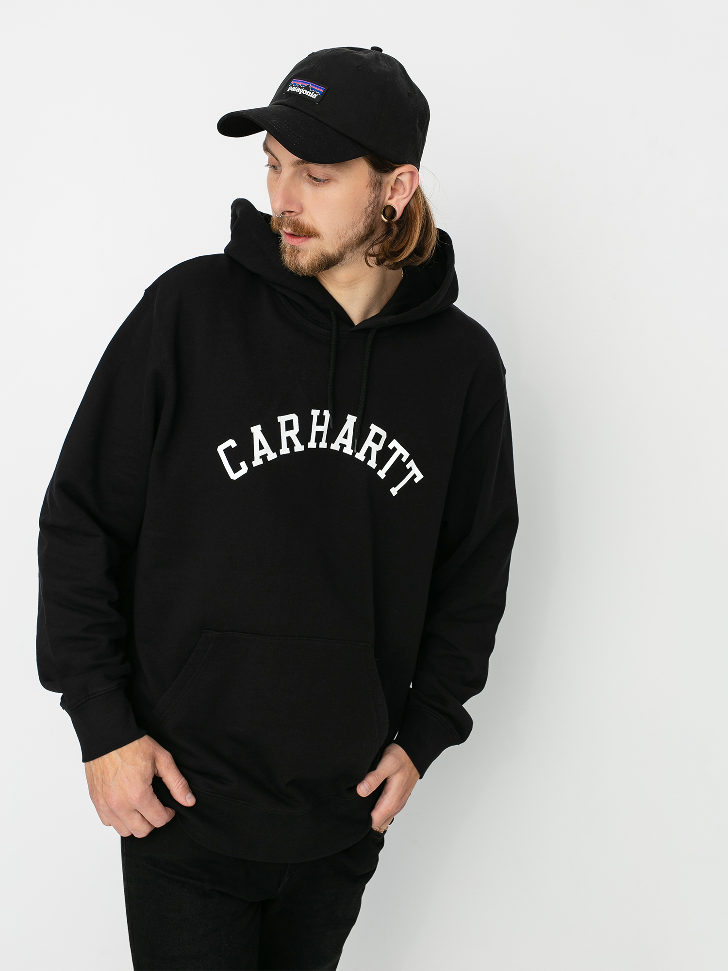 Carhartt WIP University HD Hoodie (black/white)
