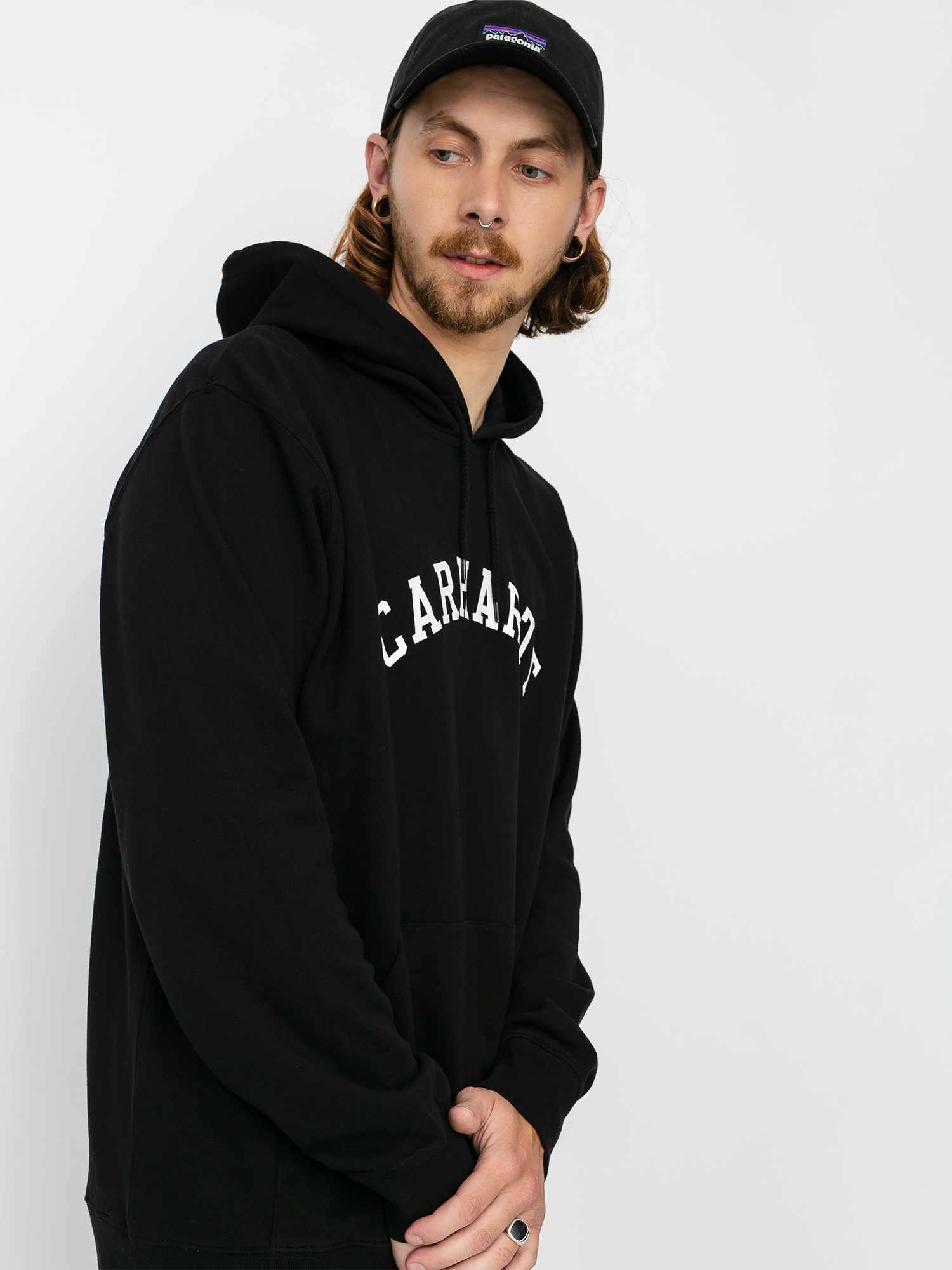 Carhartt WIP University HD Hoodie (black/white)