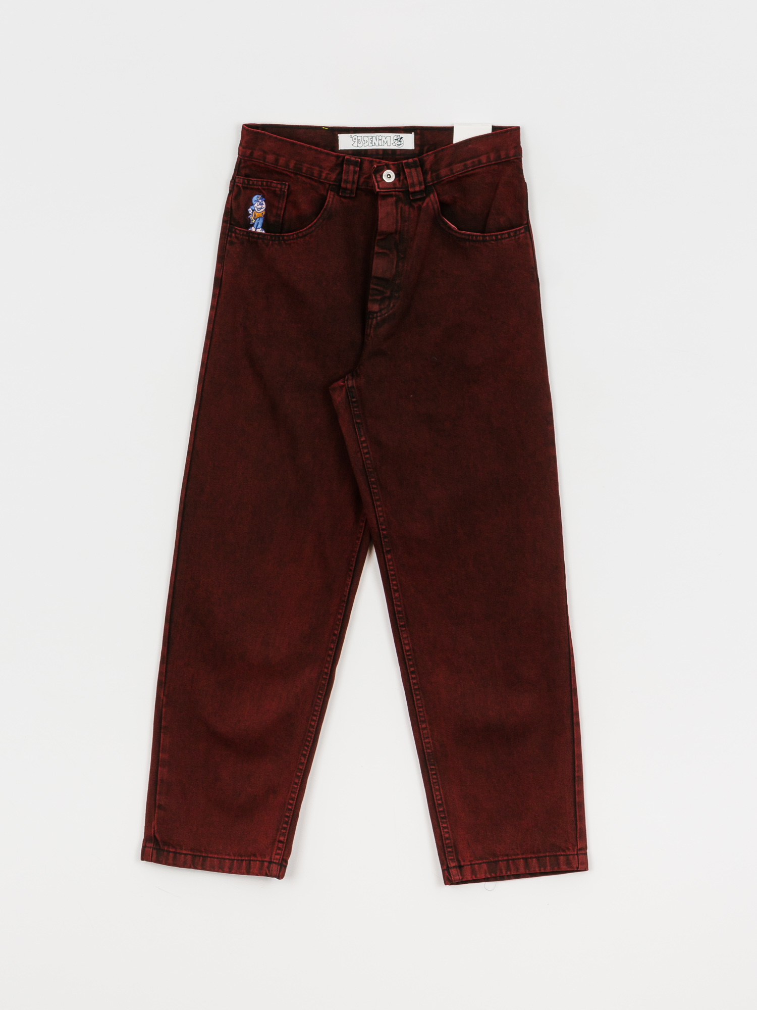 Polar Skate 93 Denim Pants - red (red black)
