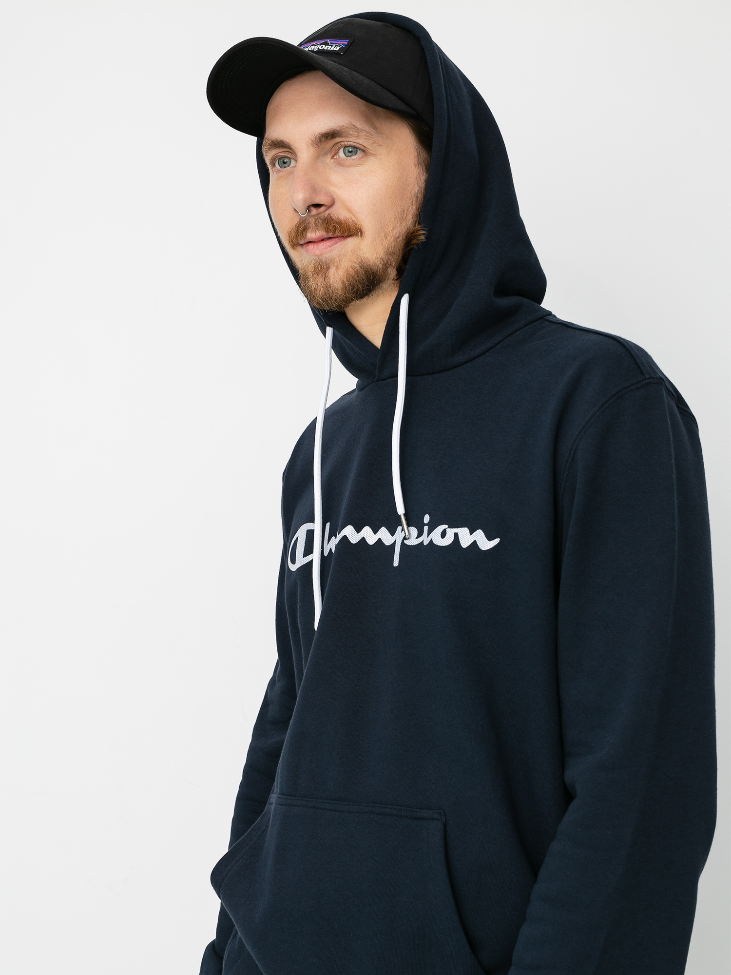 champion legacy hooded top all over print