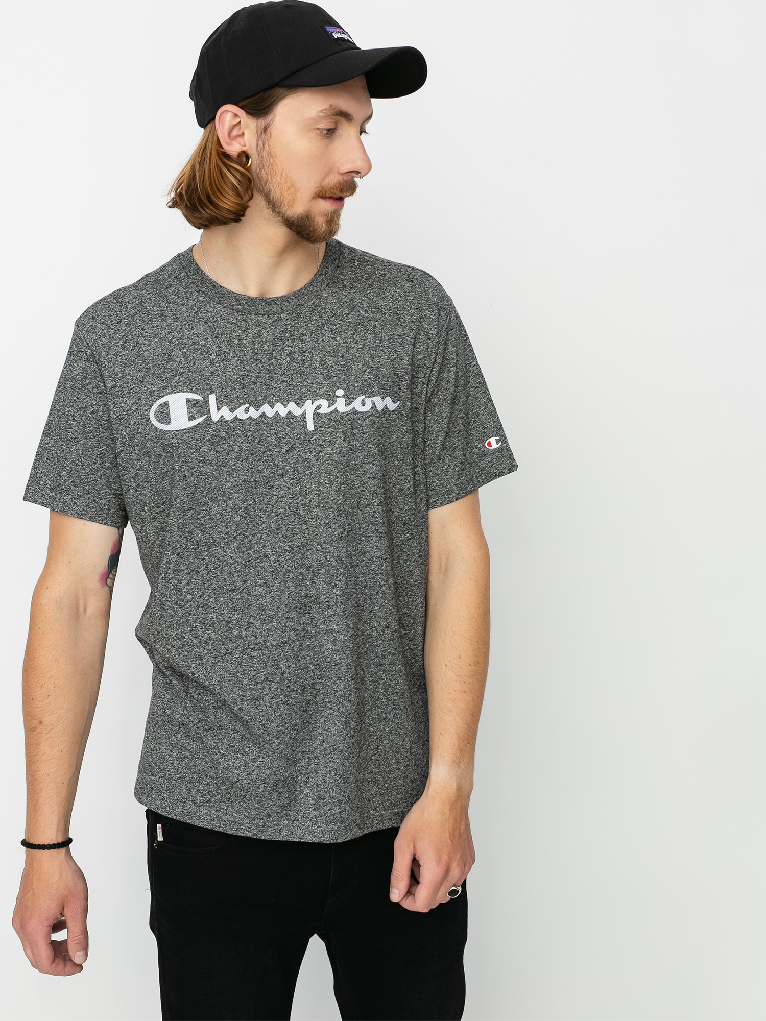 champion legacy crewneck t shirt