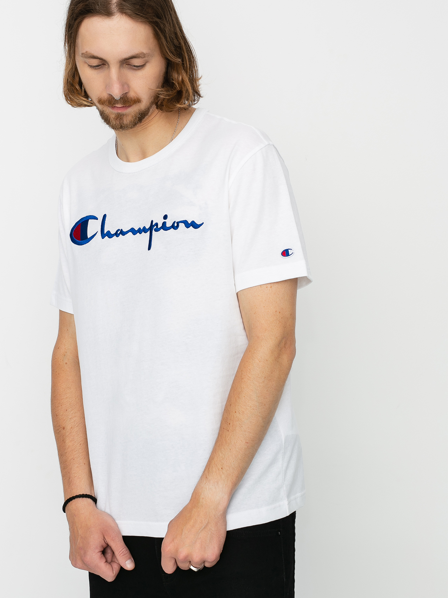 Champion Premium Jersey Reverse Weave 210972 T-shirt (wht)