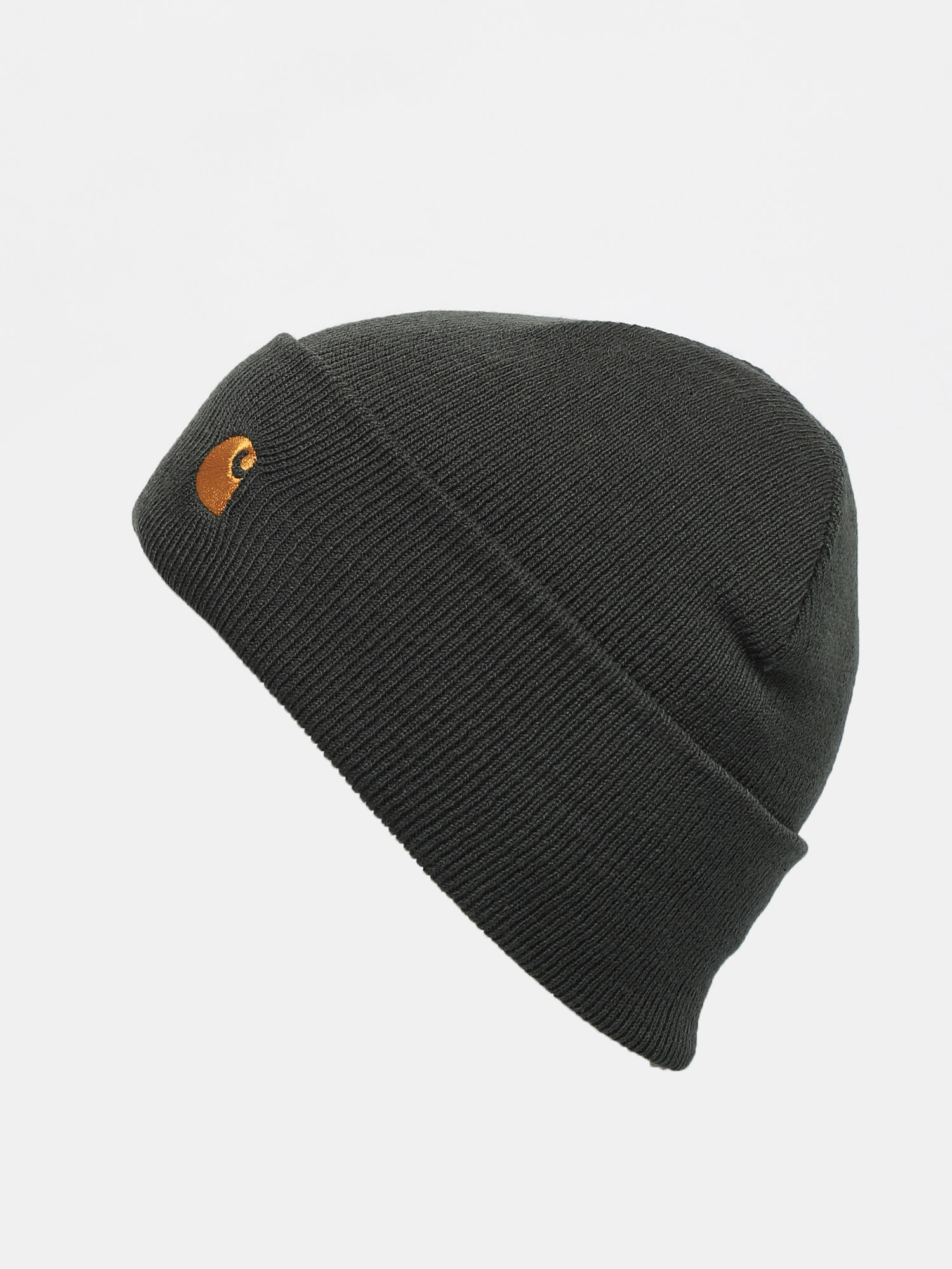 Carhartt WIP Chase Beanie (dark teal/gold)