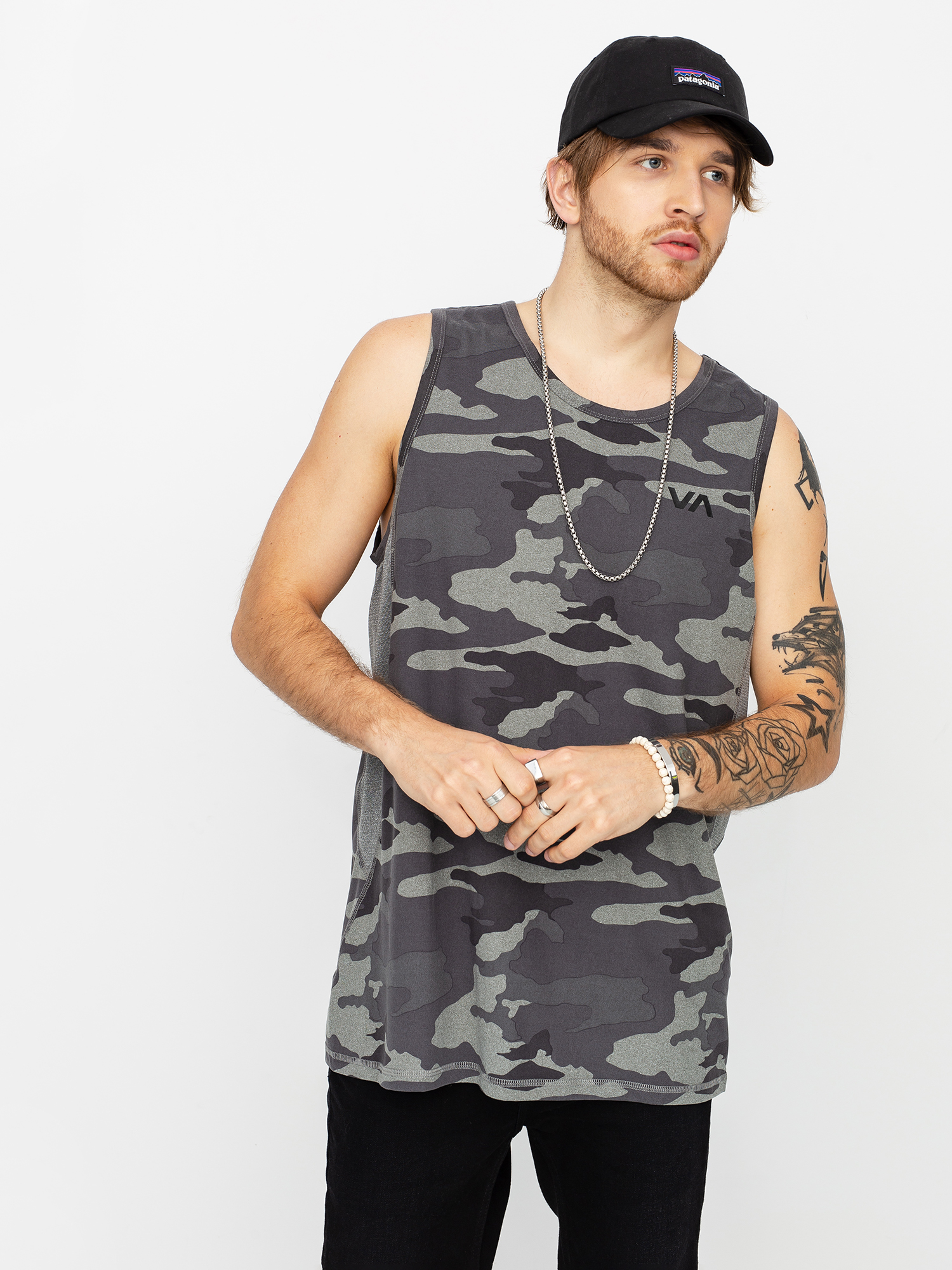 RVCA Sport Vent Sl Tank top (camo)