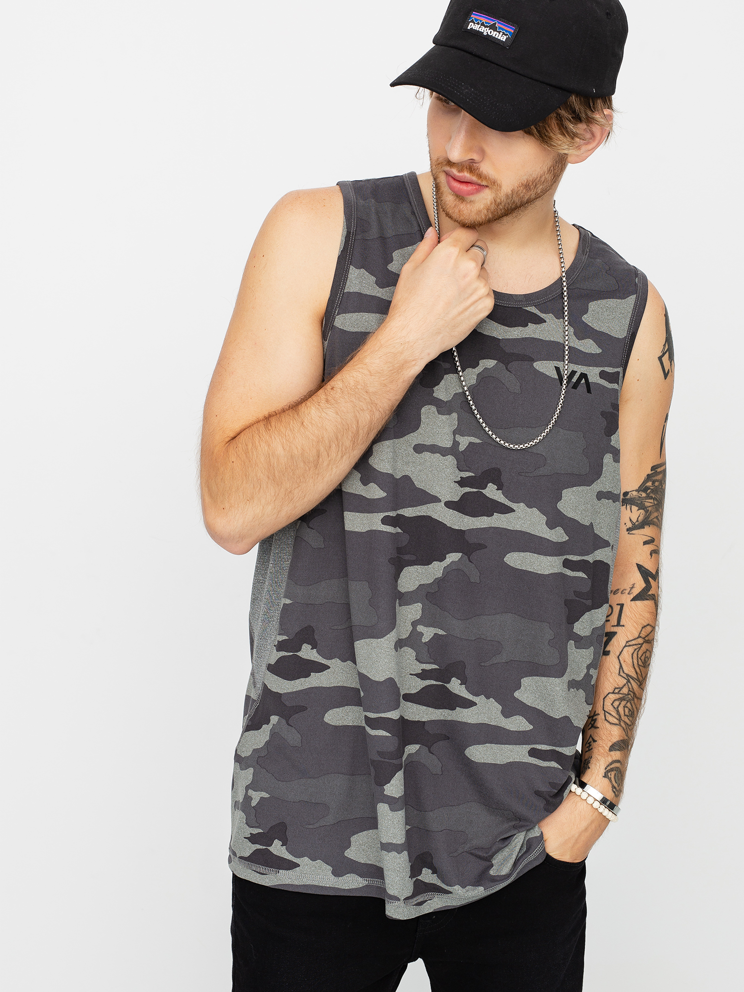 RVCA Sport Vent Sl Tank top (camo)
