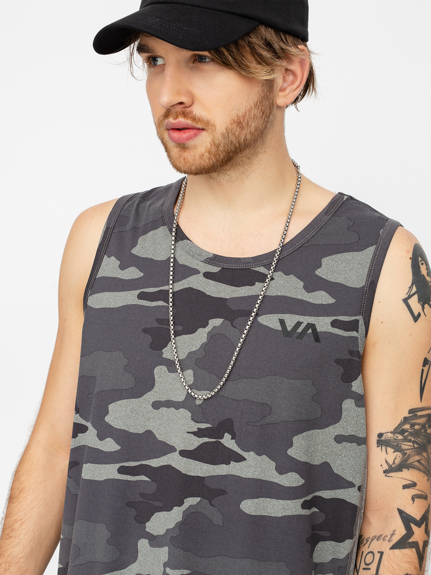RVCA Sport Vent Sl Tank top (camo)
