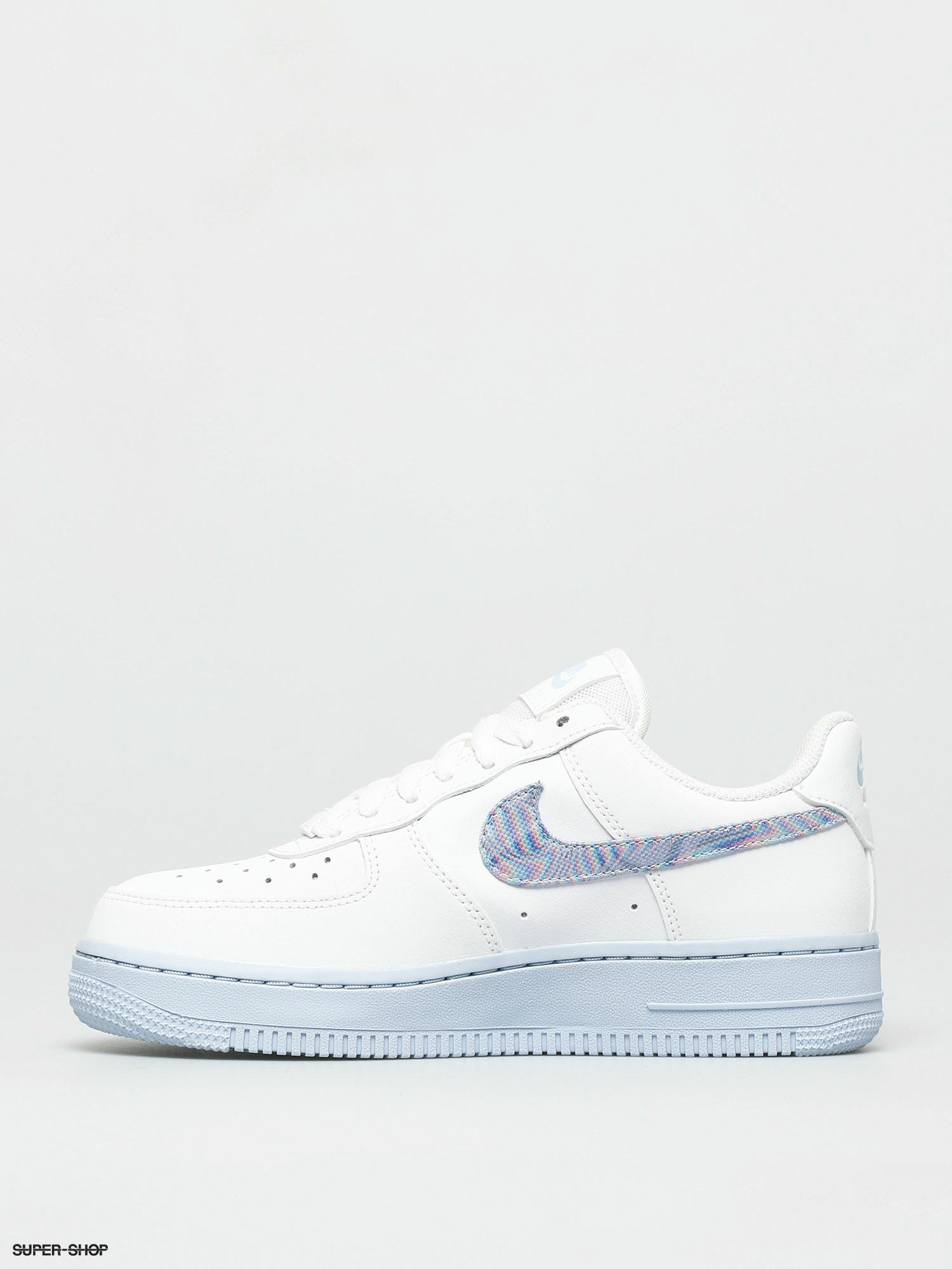 Nike Air Force 1 07 Shoes Wmn (white/hydrogen blue laser blue)