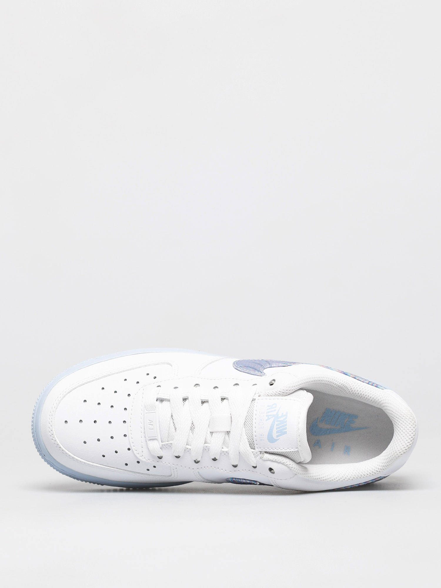 Nike Air Force 1 07 Shoes Wmn (white/hydrogen blue laser blue)