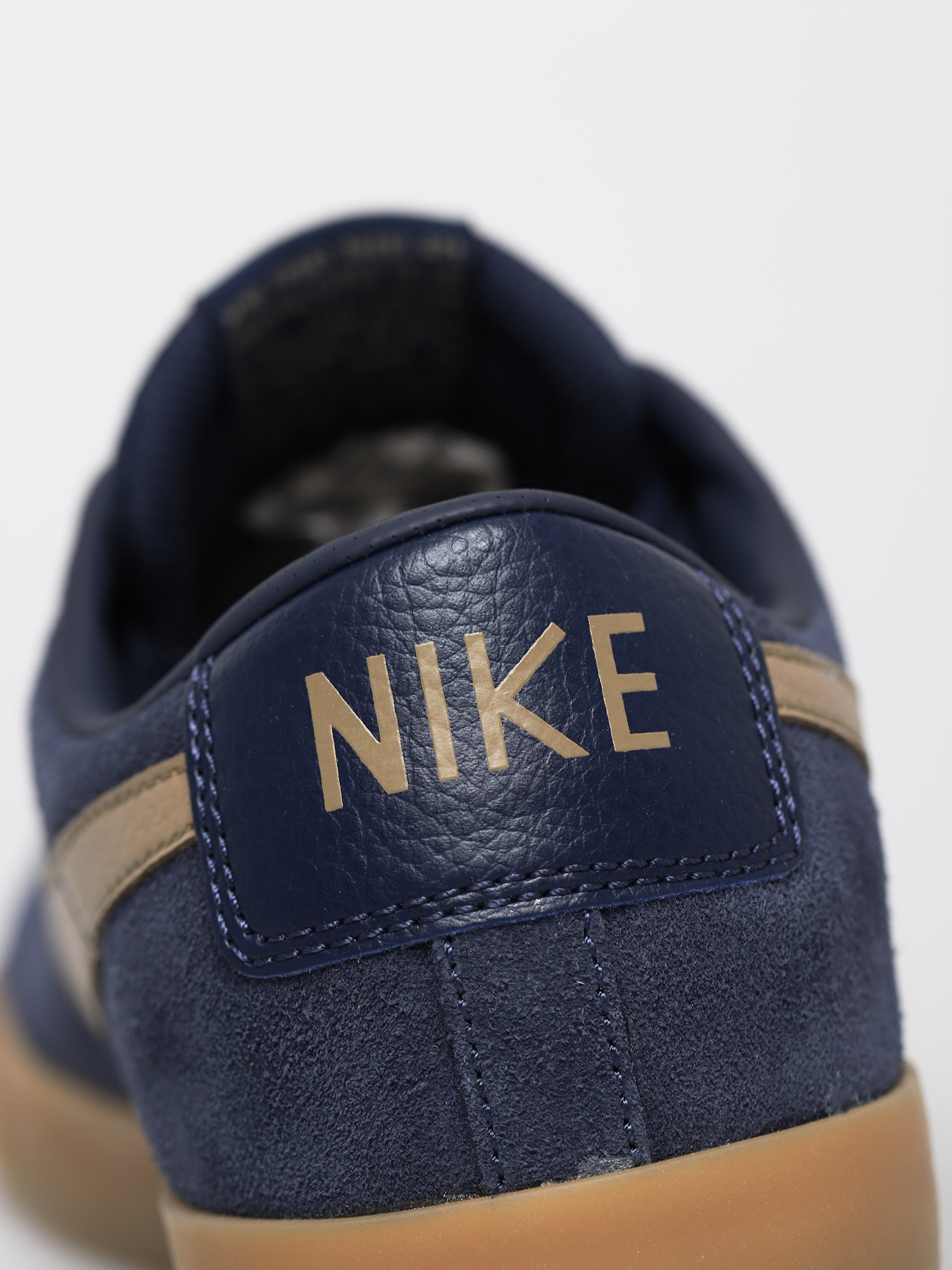 Nike SB Blazer Low Gt Shoes navy blue (midnight navy/khaki gum