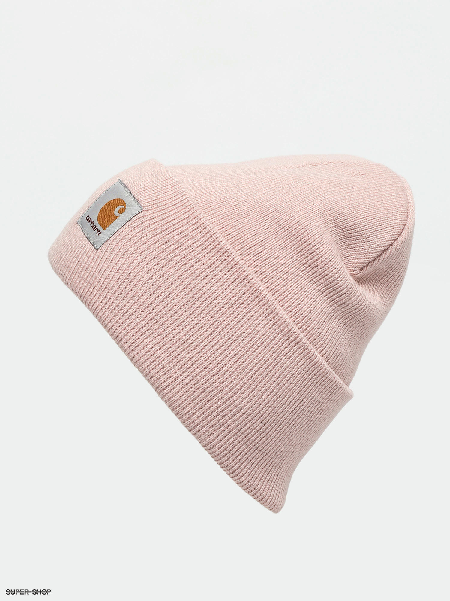 frosted pink carhartt beanie