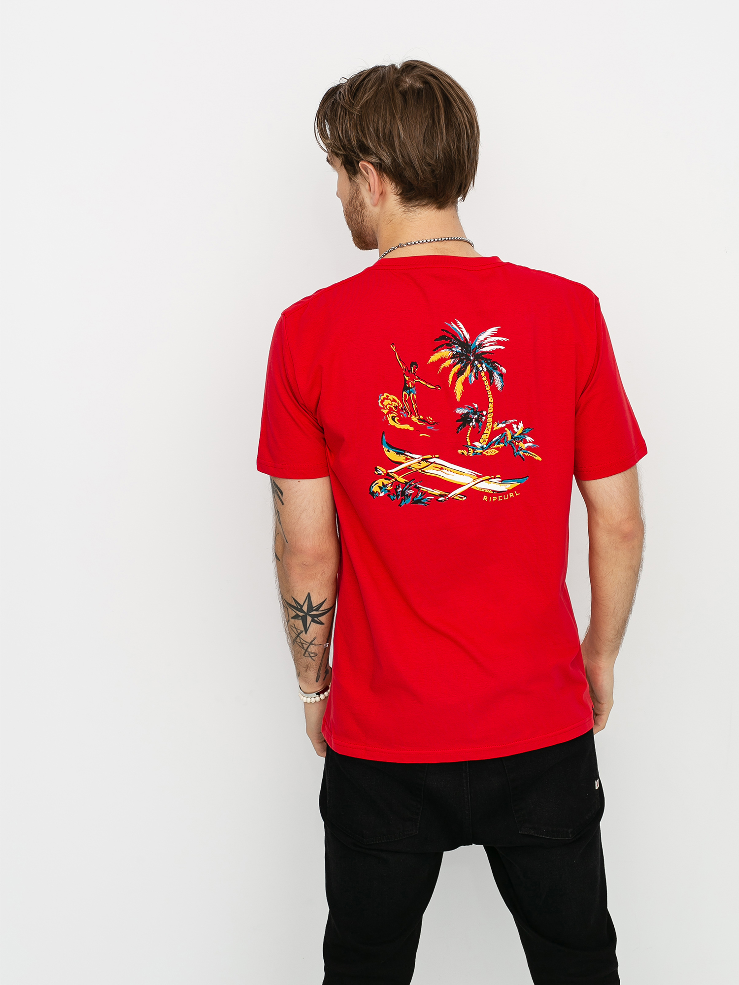 Rip Curl Hawaiian Trip T-shirt (bright red)
