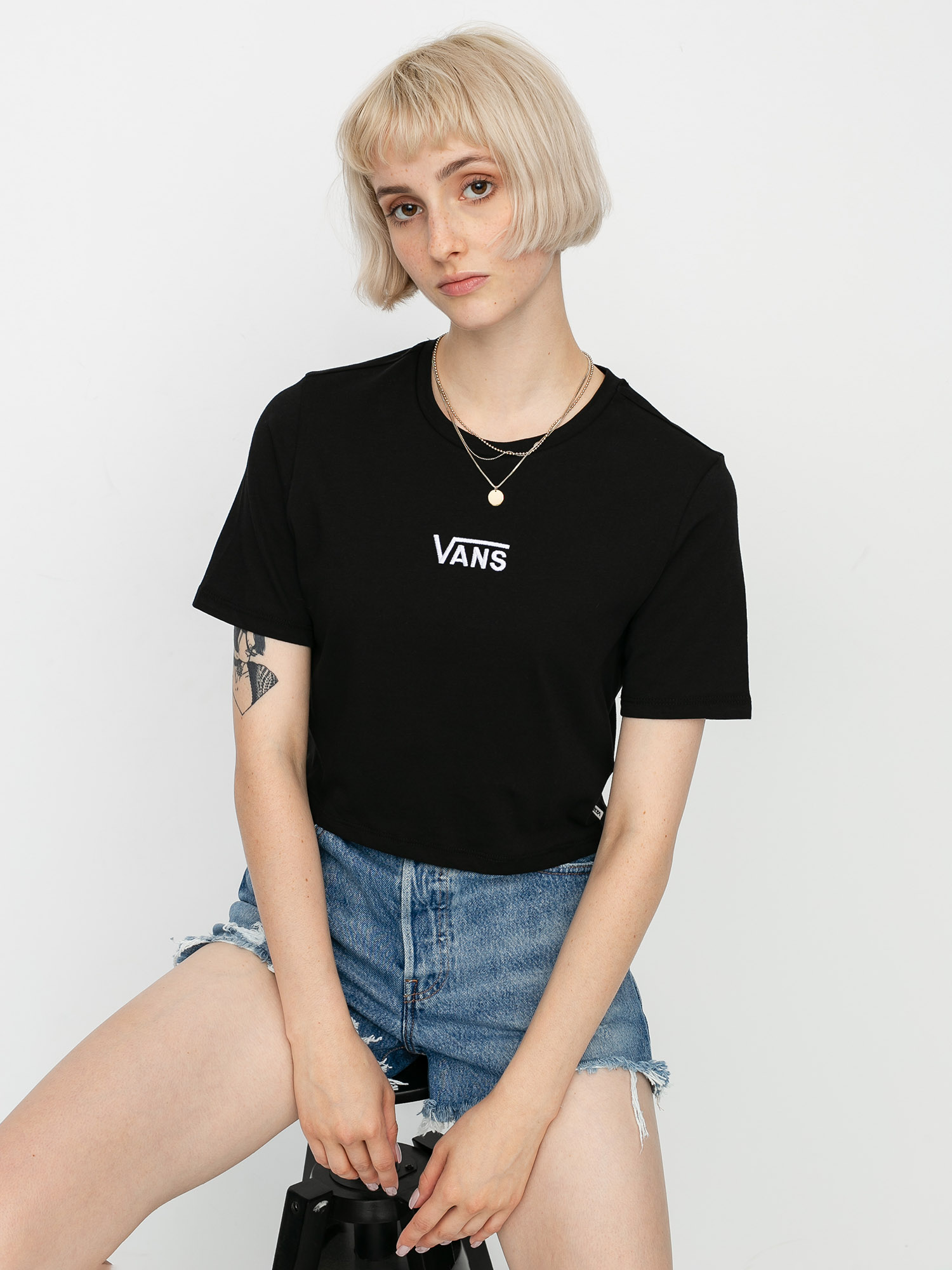 vans cropped shirt