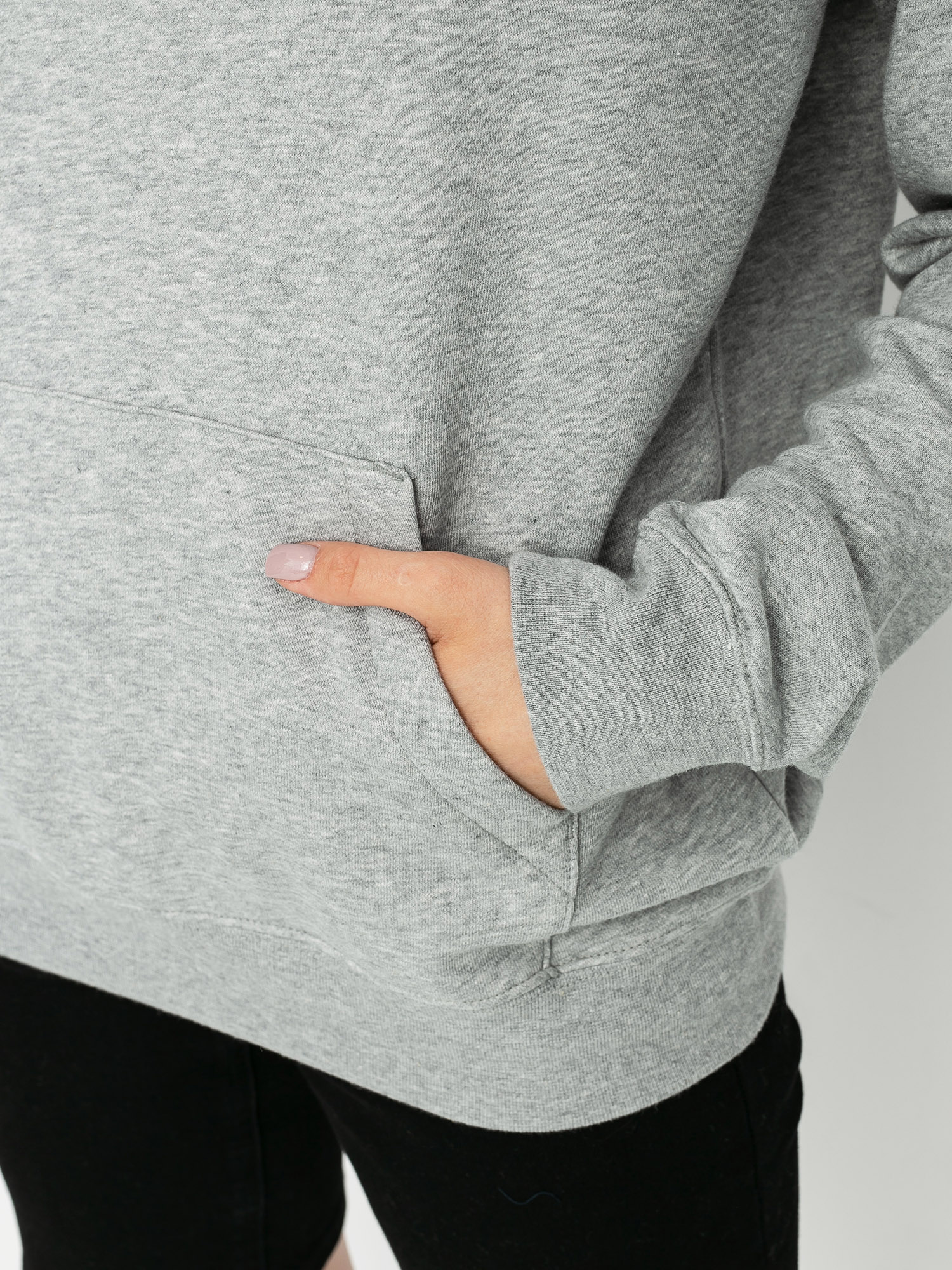 Nike Sportswear Essential HD Hoodie Wmn (grey heather/white)