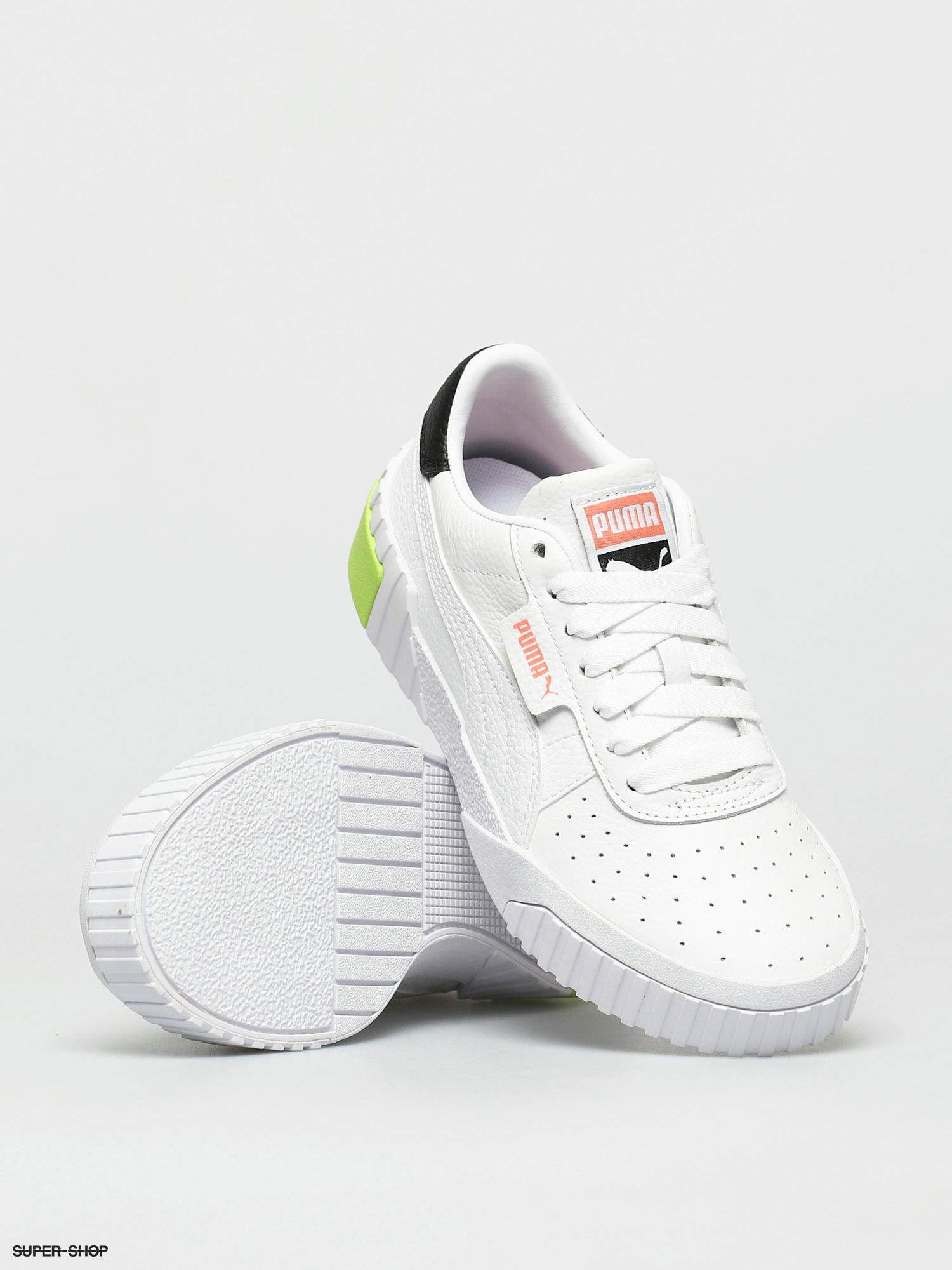 Puma Cali Shoes Wmn (white/ngry peach)