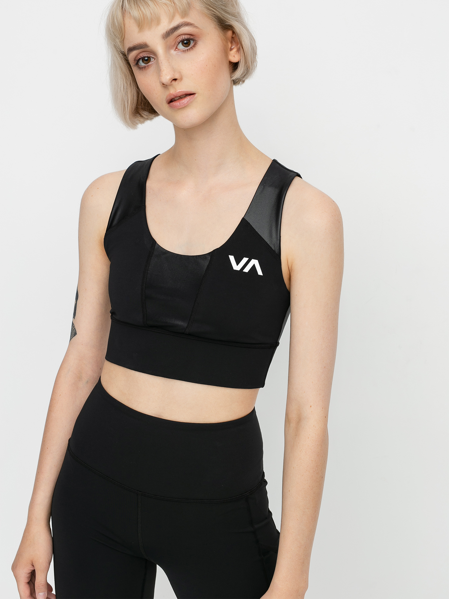 RVCA Stanik sportowy Matte Shine Bra Underwear (black)