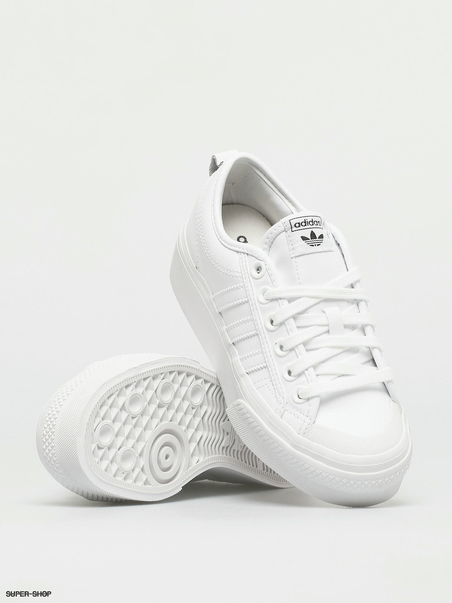 nizza platform shoes white