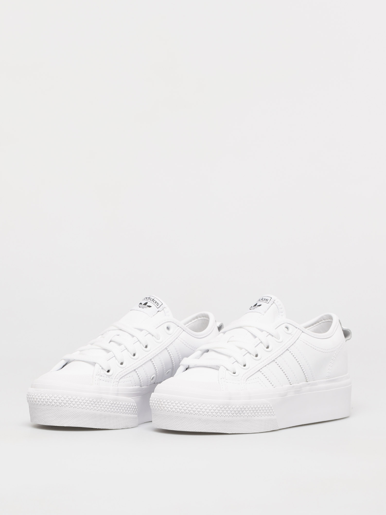 adidas Originals Nizza Platform Shoes Wmn (ftwwht/ftwwht/cblack)