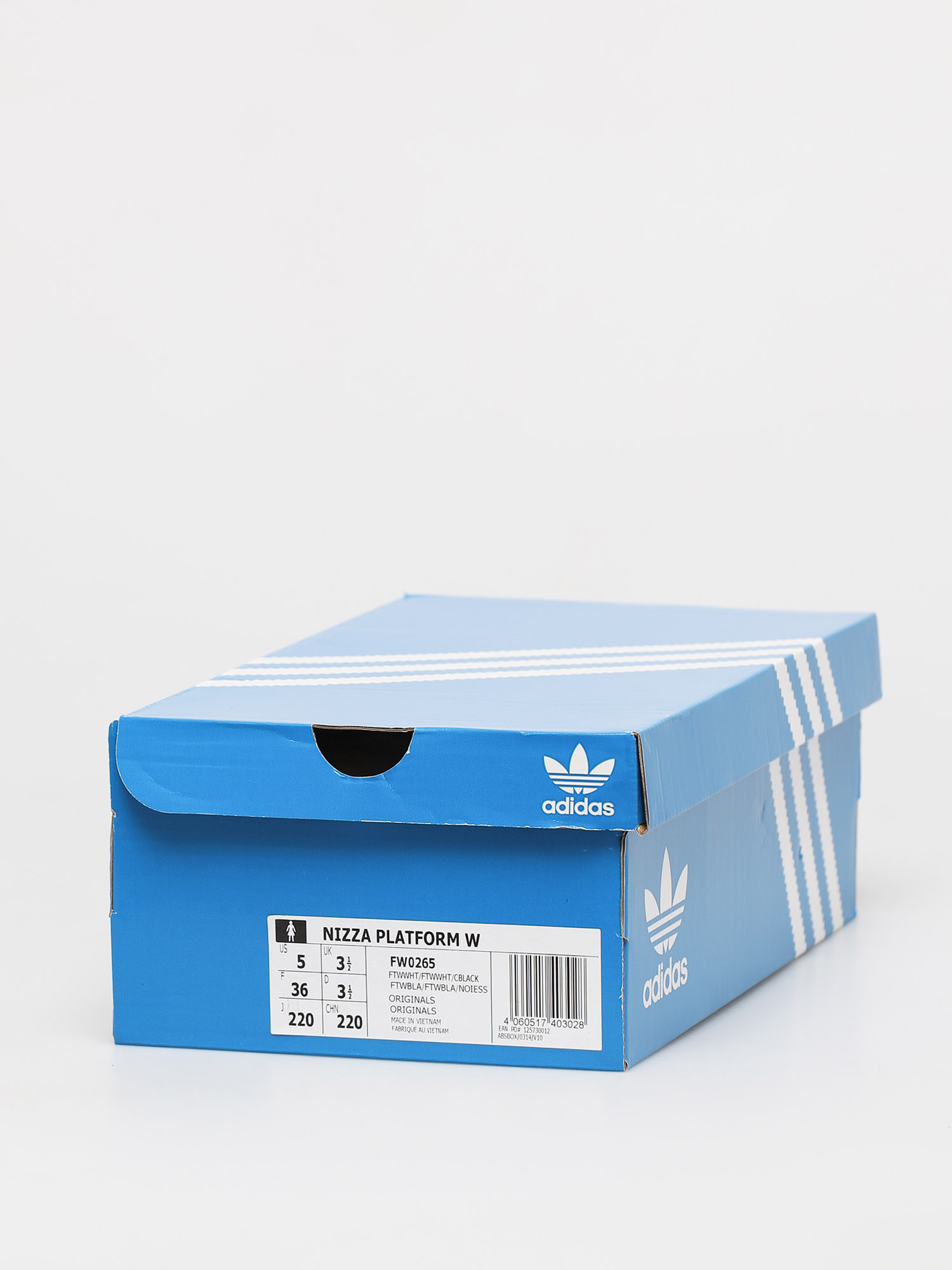 adidas Originals Nizza Platform Shoes Wmn (ftwwht/ftwwht/cblack)