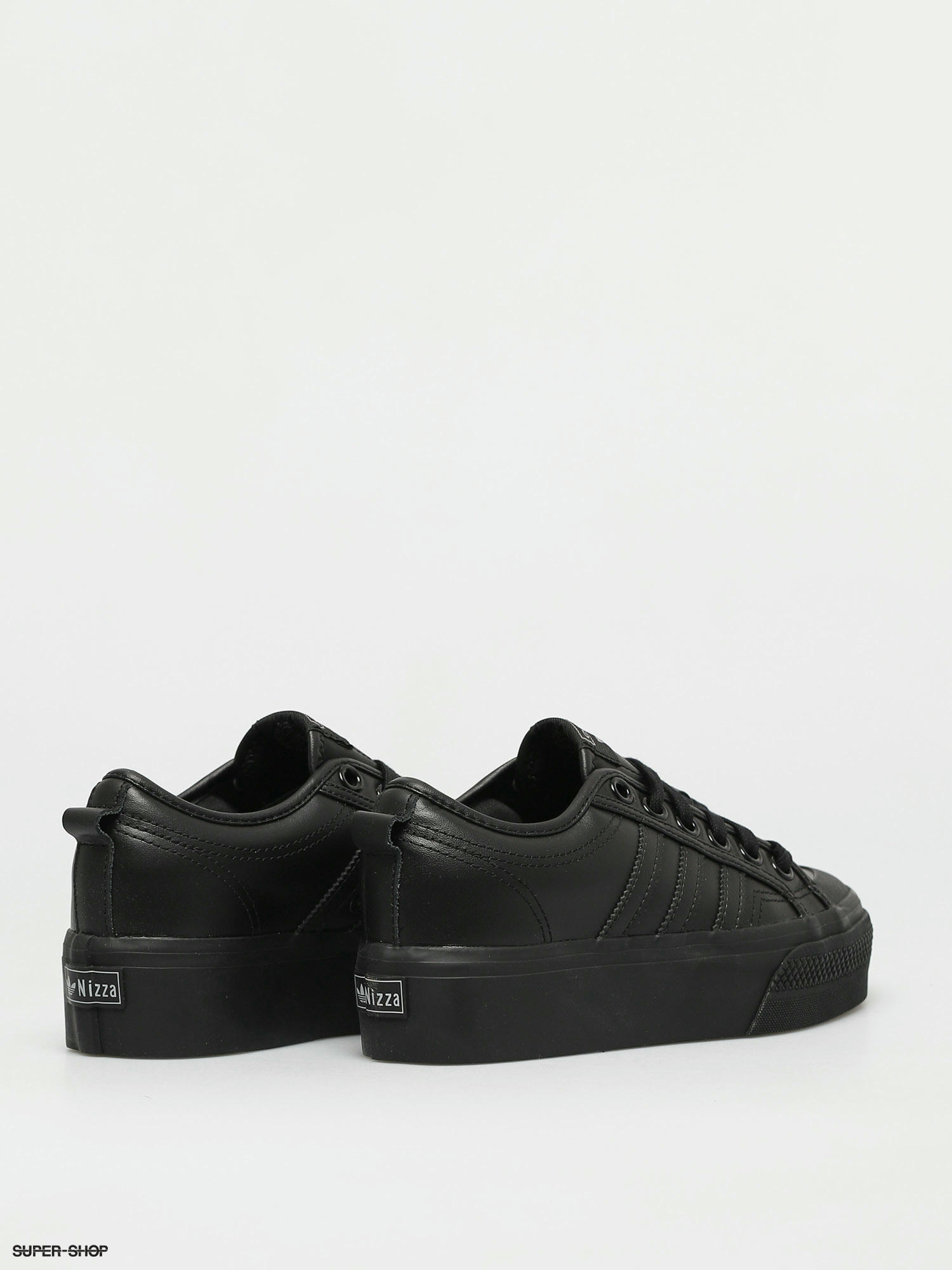 adidas black platform shoes