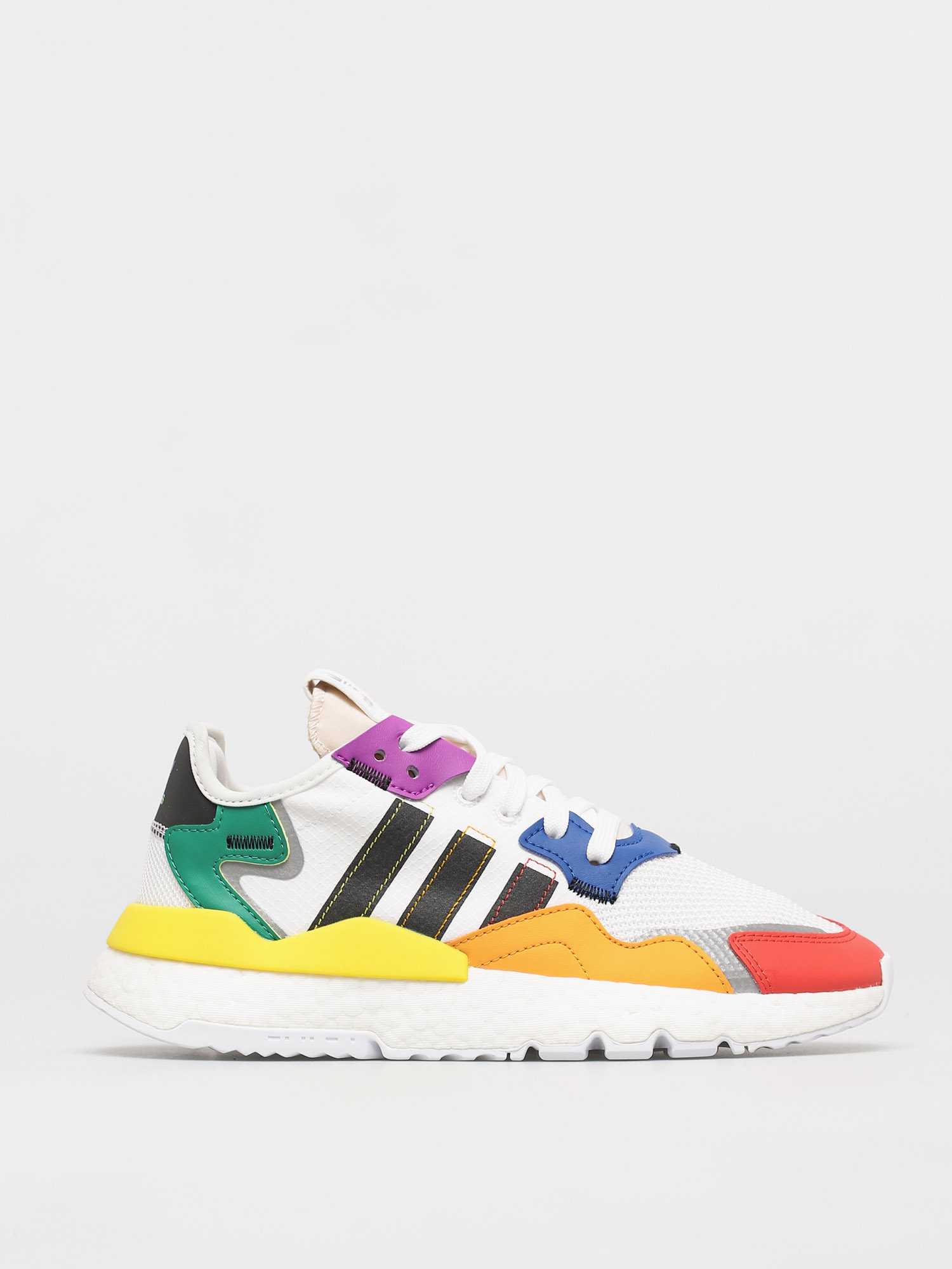 adidas Originals Nite Jogger Pride Shoes (ftwr white/core black/silver met)