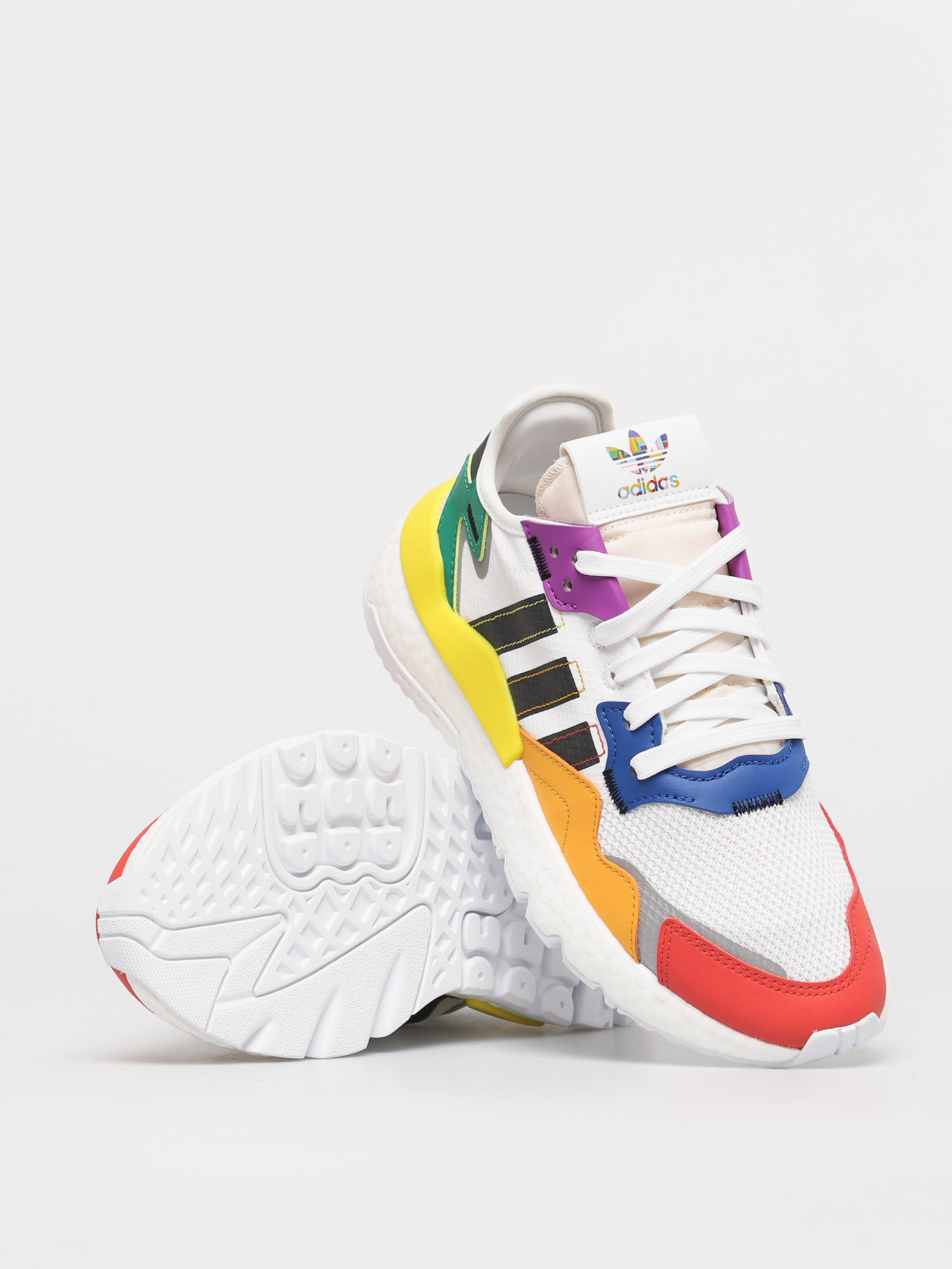 adidas Originals Nite Jogger Pride Schuhe (ftwr white/core black/silver met)