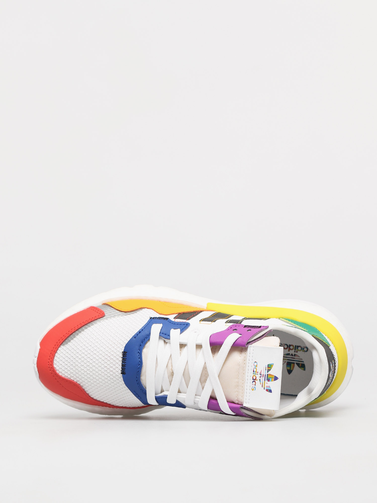 adidas Originals Nite Jogger Pride Shoes (ftwr white/core black/silver met)