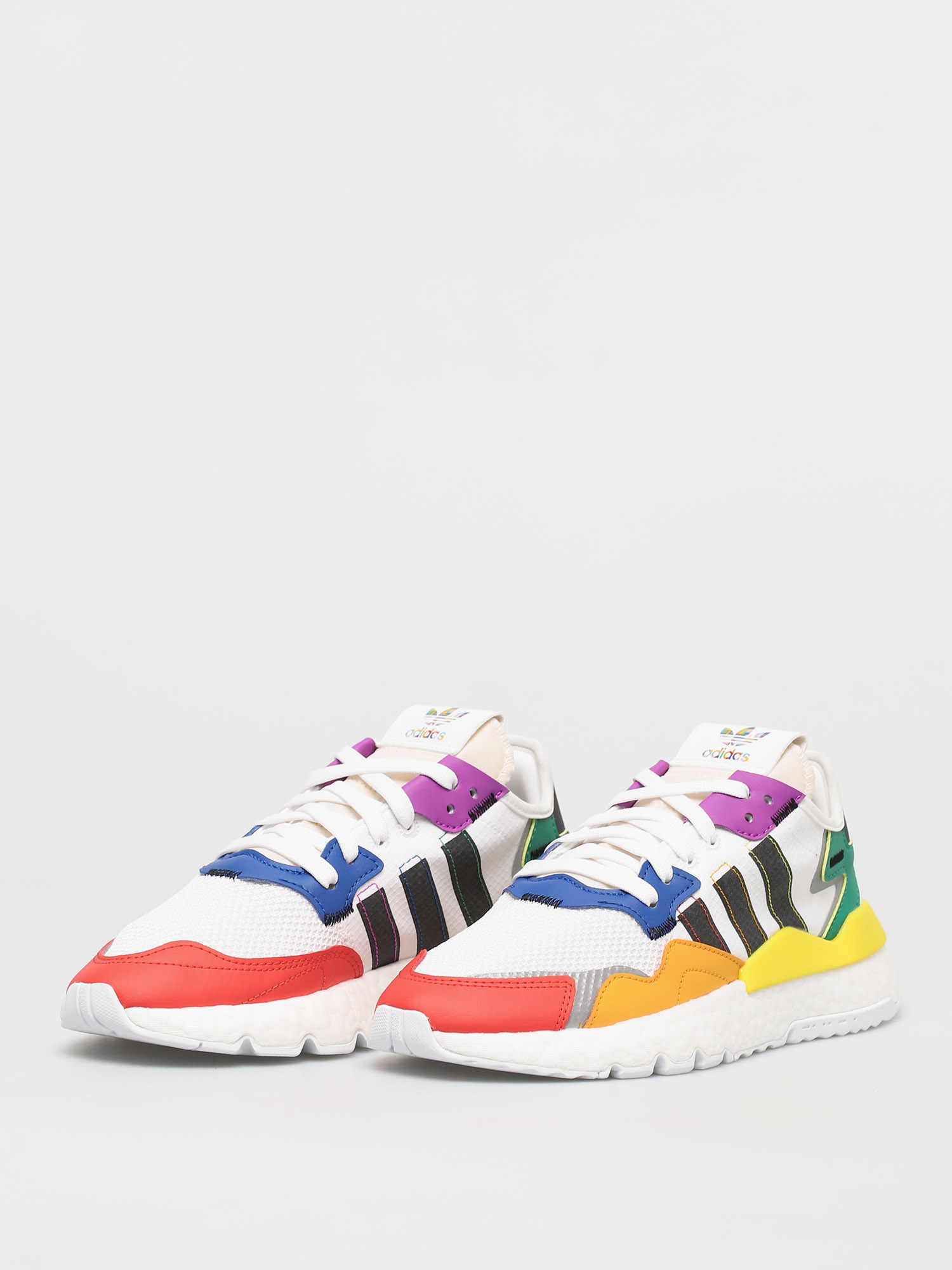 adidas Originals Nite Jogger Pride Shoes (ftwr white/core black/silver met)