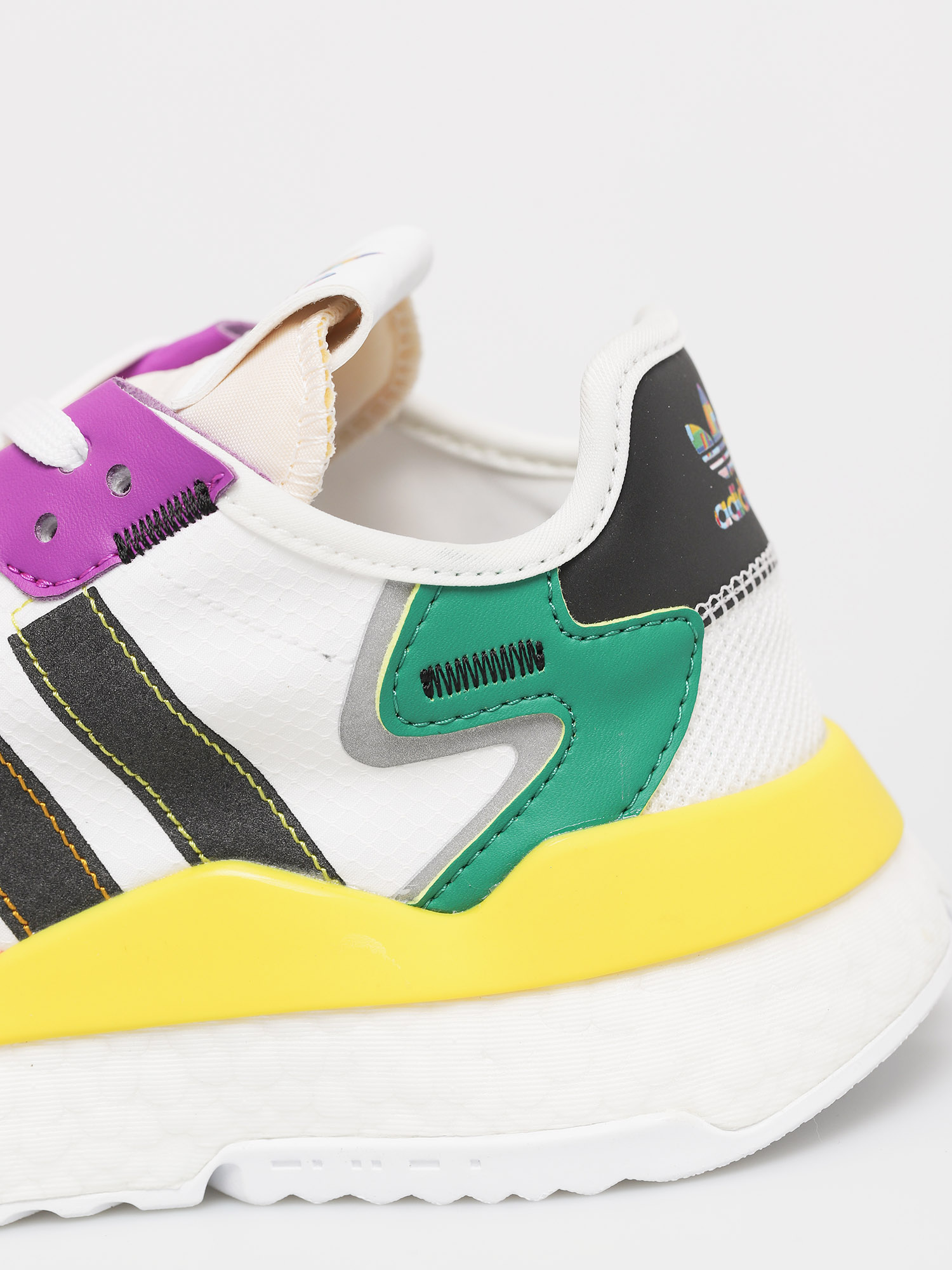 adidas Originals Nite Jogger Pride Shoes (ftwr white/core black/silver met)