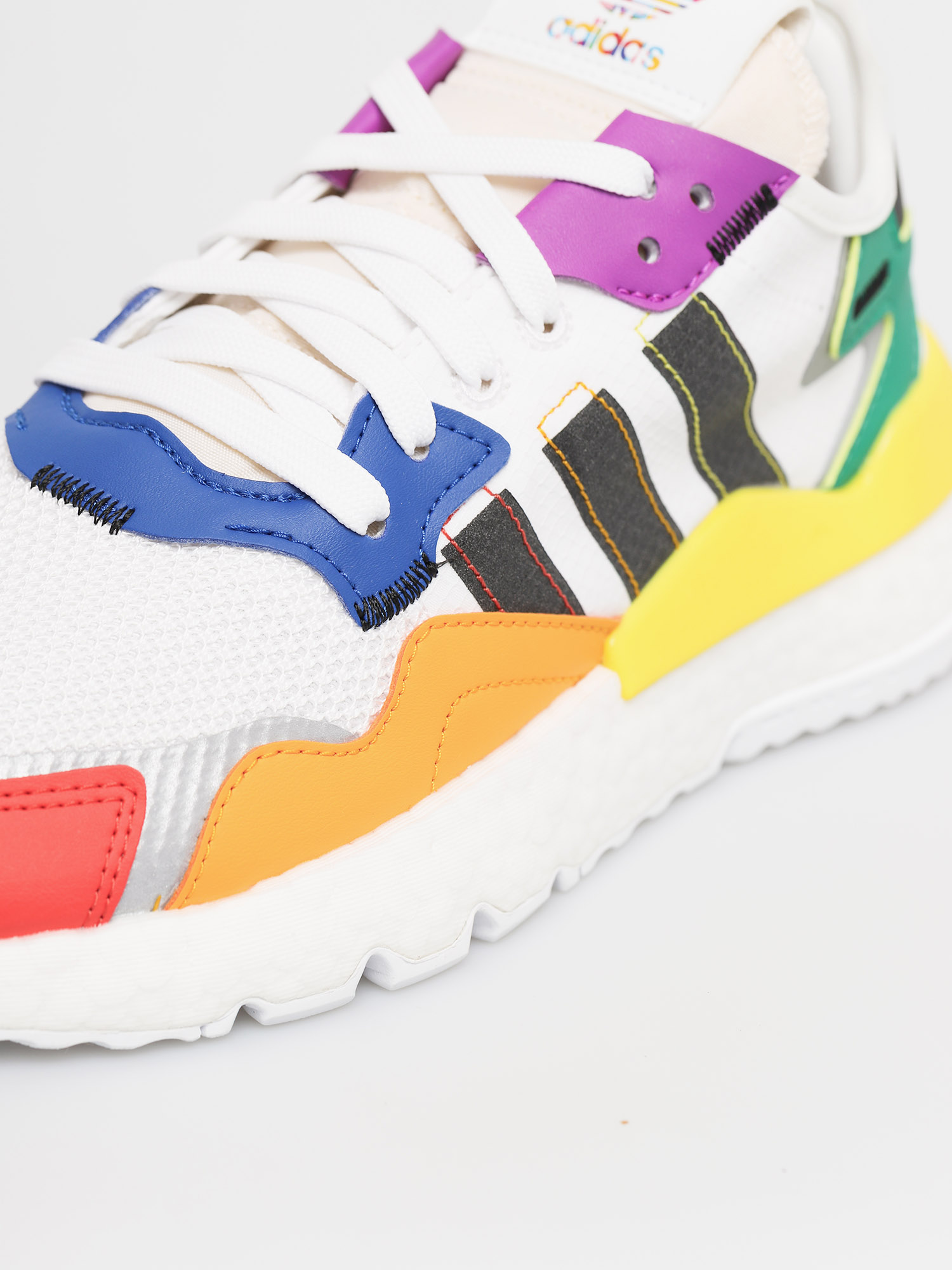 adidas Originals Nite Jogger Pride Shoes (ftwr white/core black/silver met)