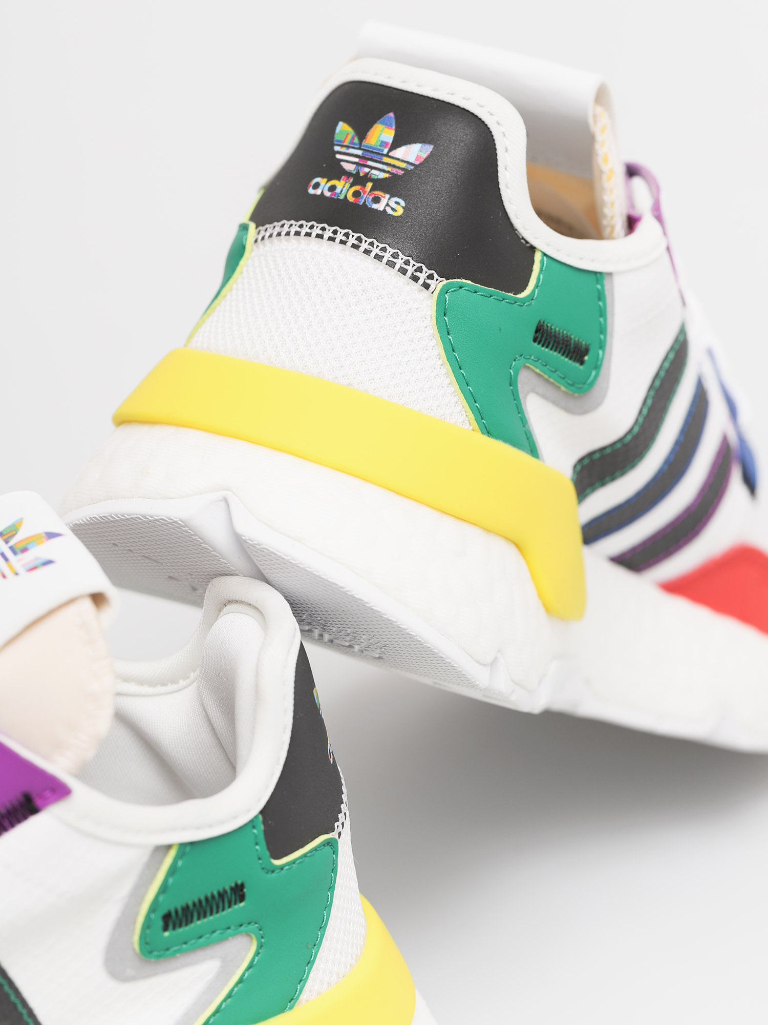 adidas Originals Nite Jogger Pride Shoes (ftwr white/core black/silver met)