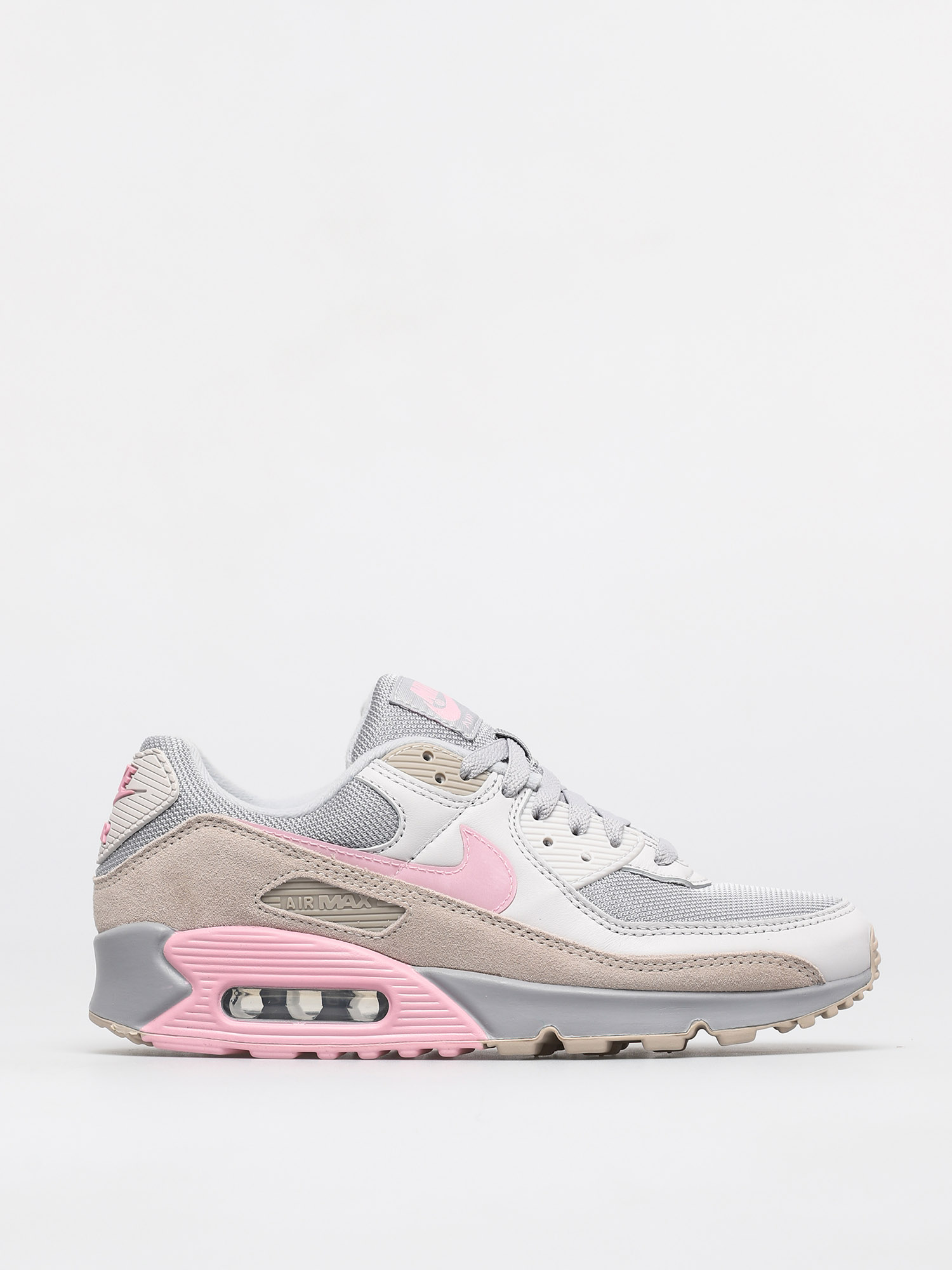 Nike Air Max 90 Shoes (vast grey/pink wolf grey string)
