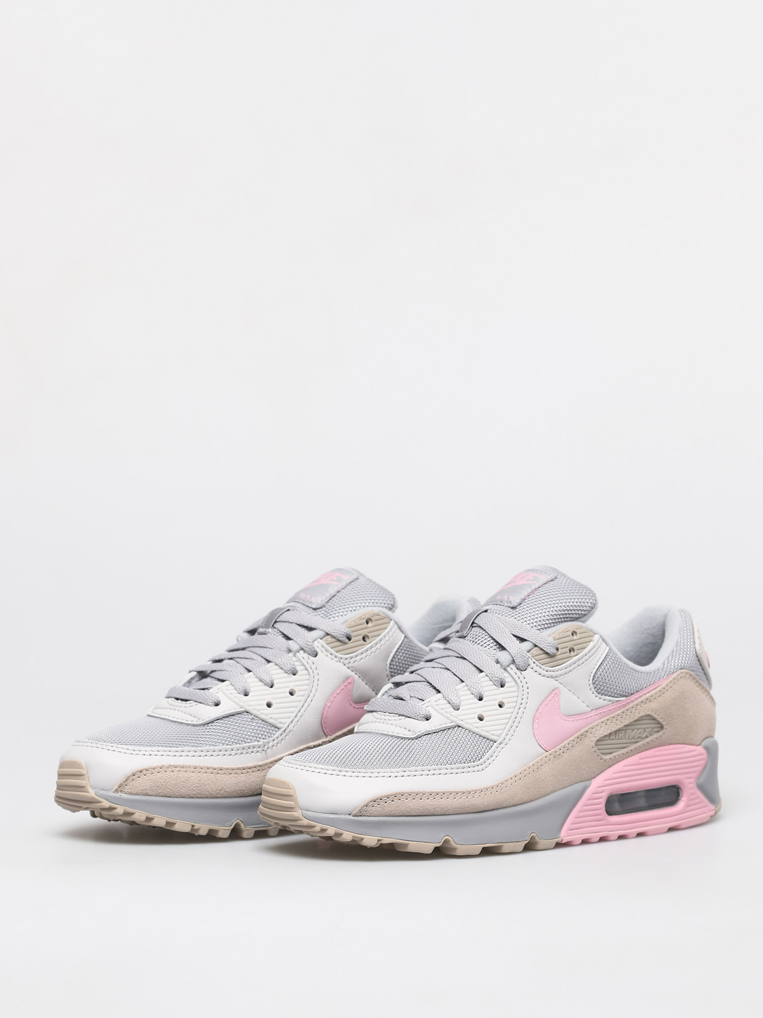Nike Air Max 90 Shoes (vast grey/pink wolf grey string)