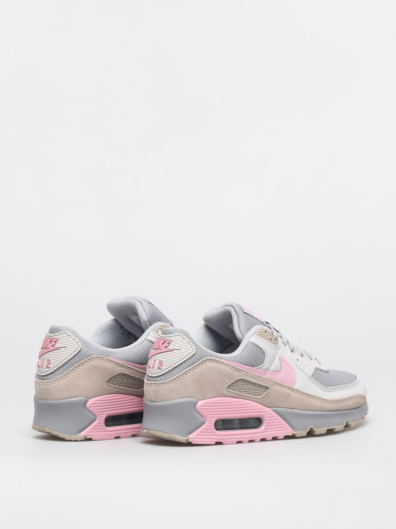 Nike Air Max 90 Shoes (vast grey/pink wolf grey string)
