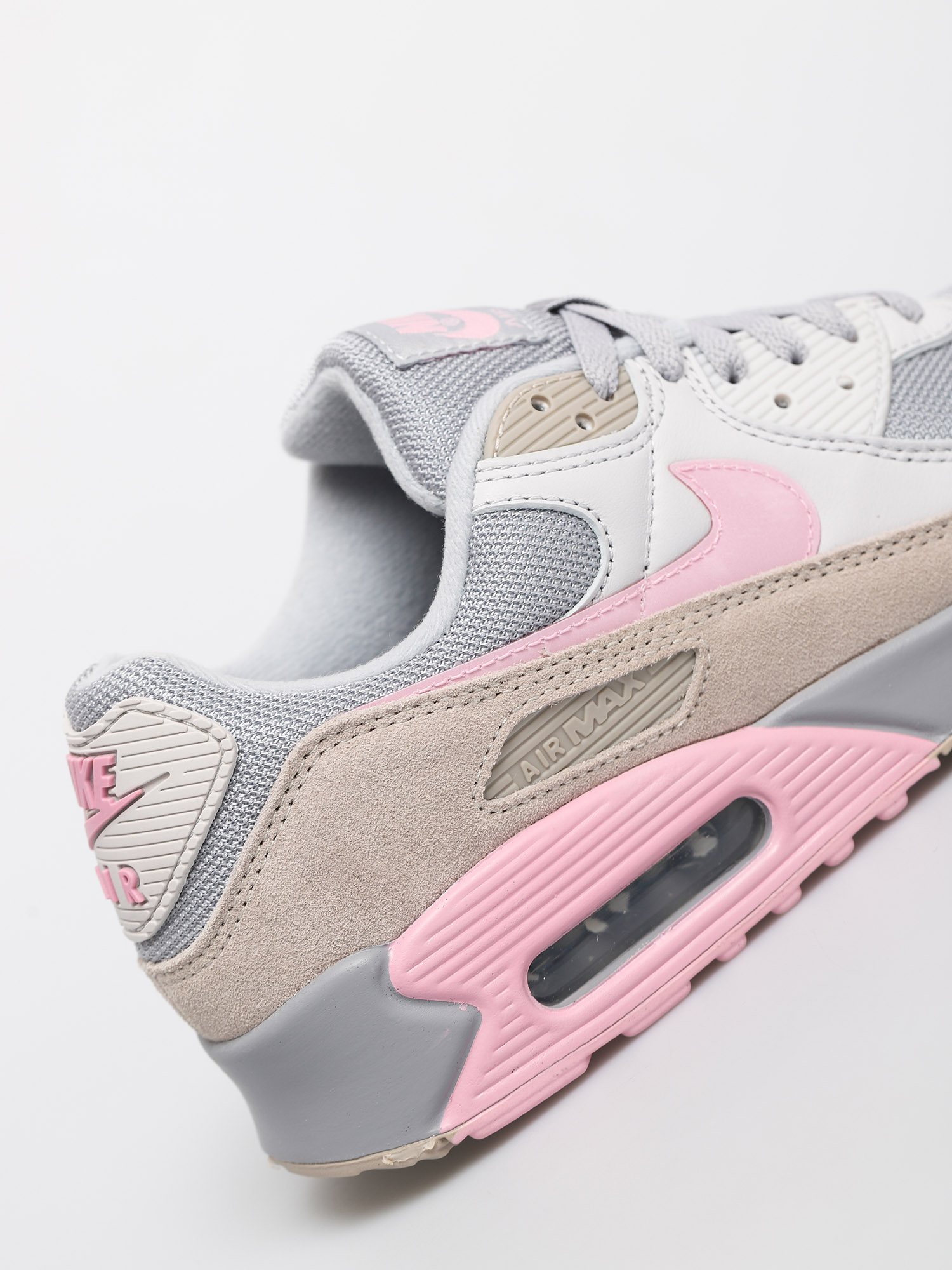 Nike Air Max 90 Shoes (vast grey/pink wolf grey string)