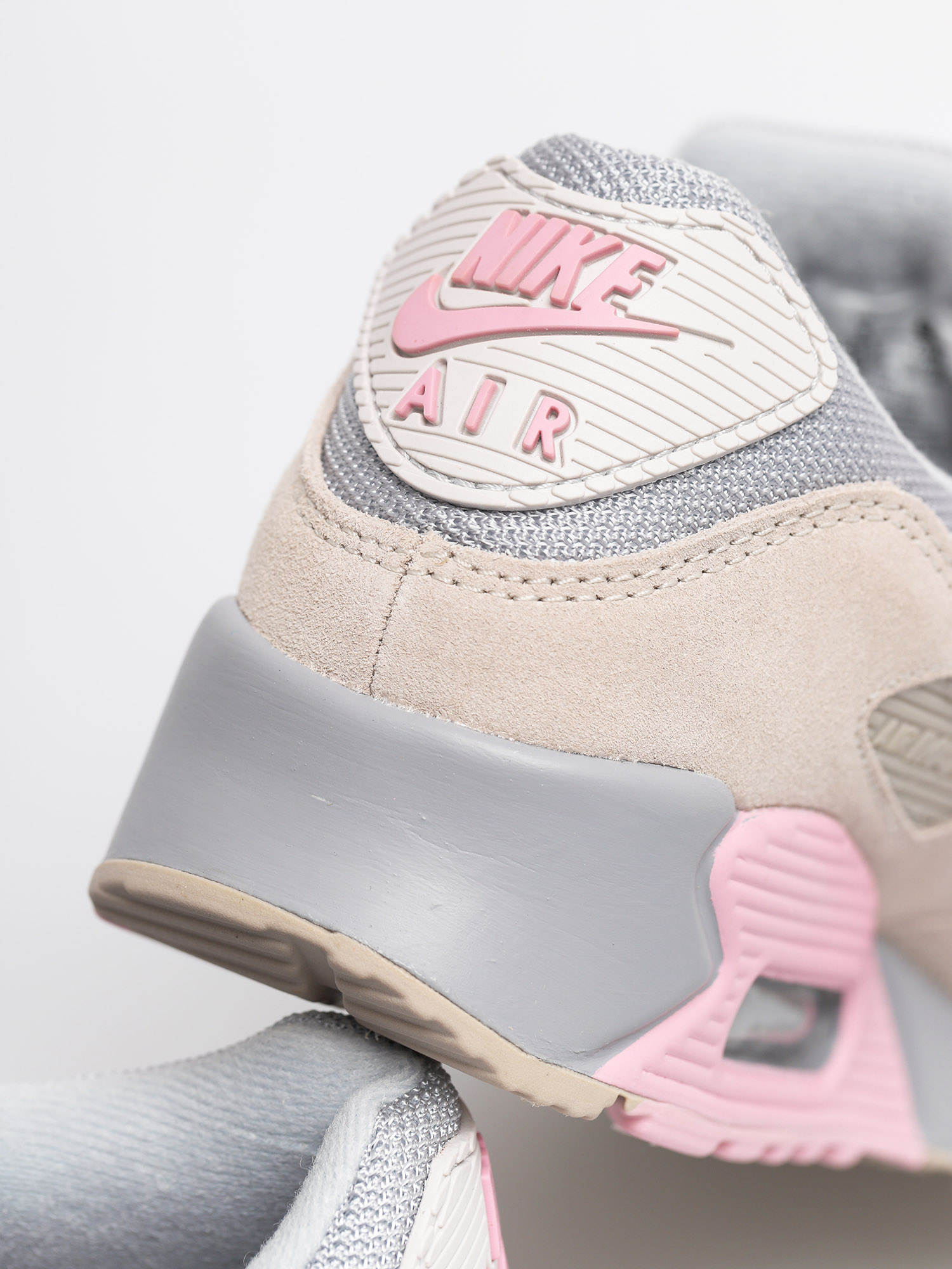 Nike Air Max 90 Shoes (vast grey/pink wolf grey string)
