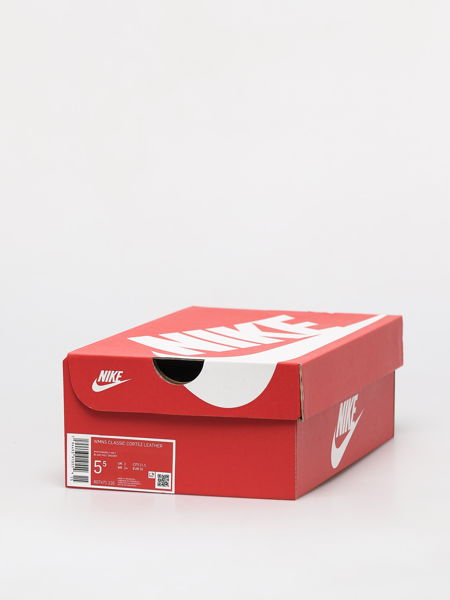 Nike Classic Cortez Schuhe Wmn (white/barely volt flash crimson)