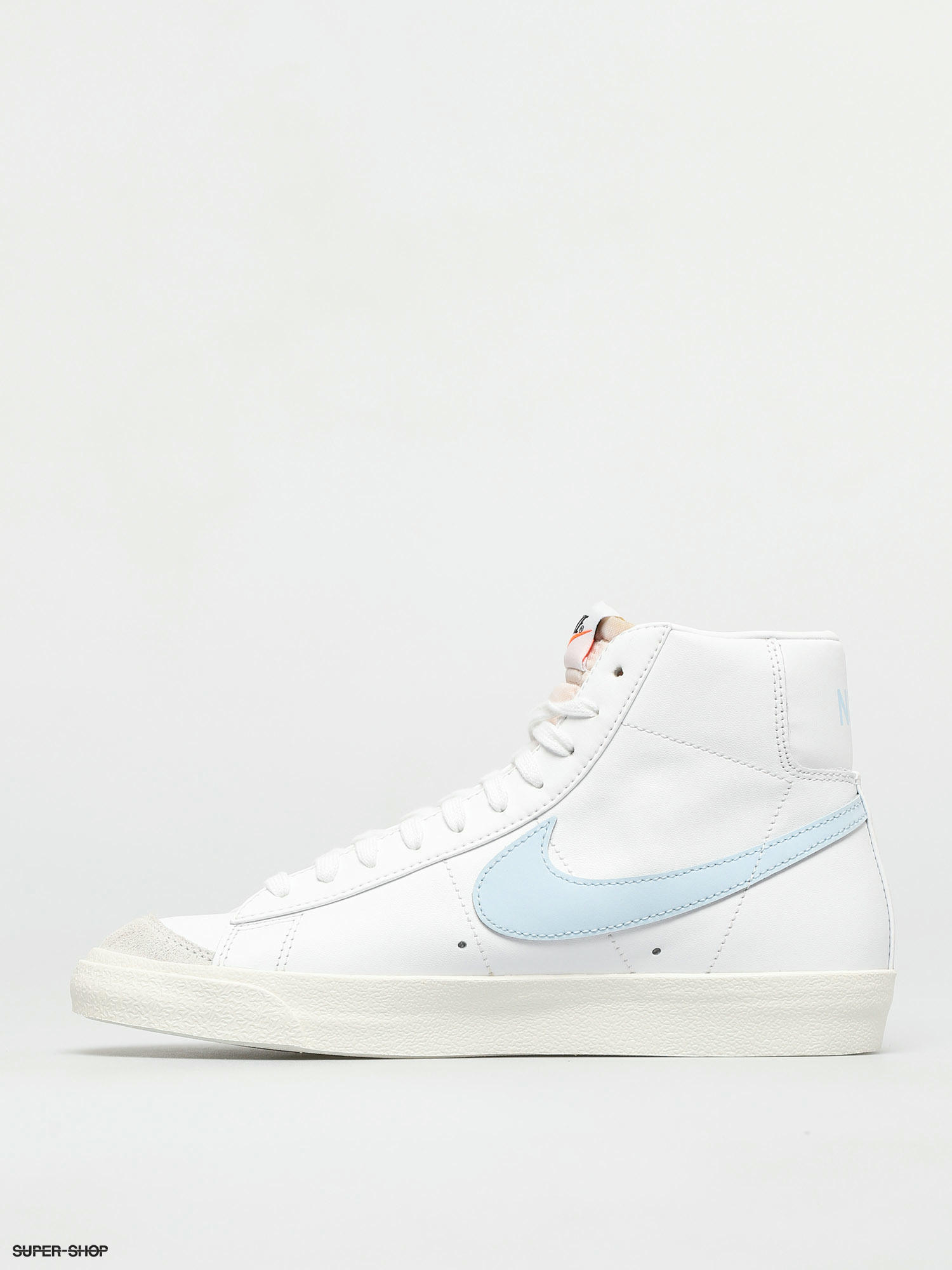 blazer mid 77 trainers white celestine blue sail