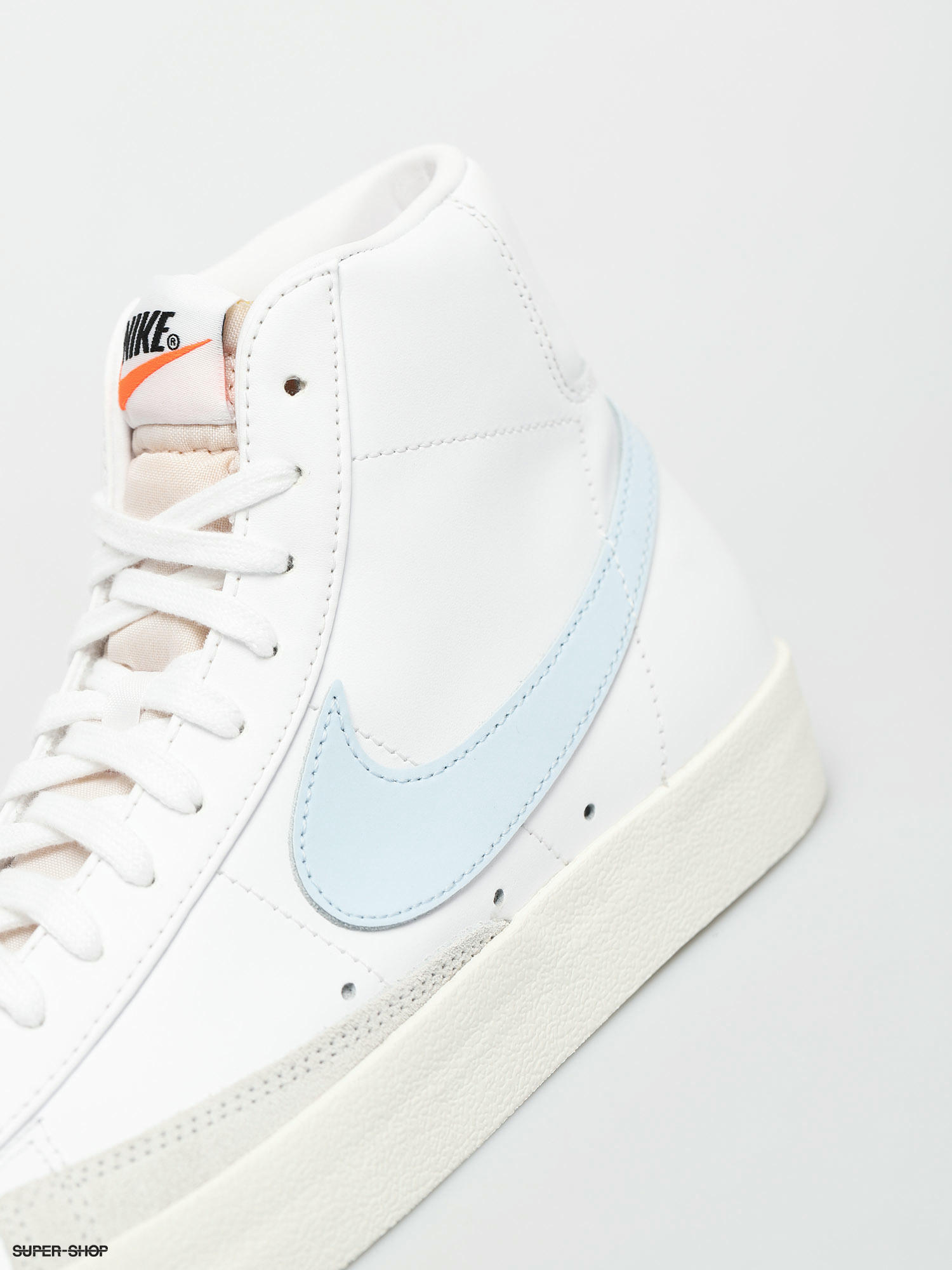 nike blazer celestine blue on feet