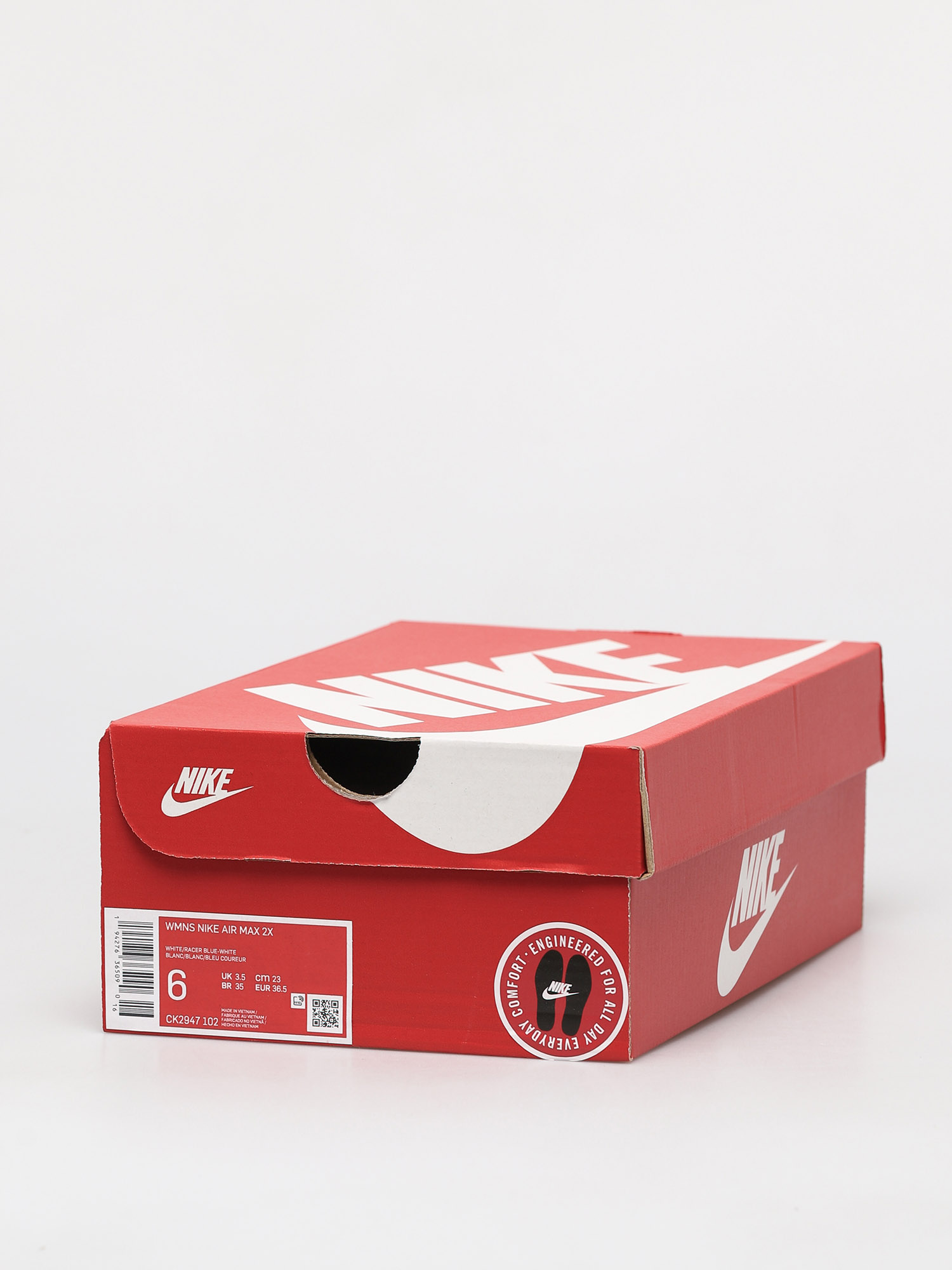 Nike Air Max 2X Shoes Wmn (white/racer blue white metallic silver)