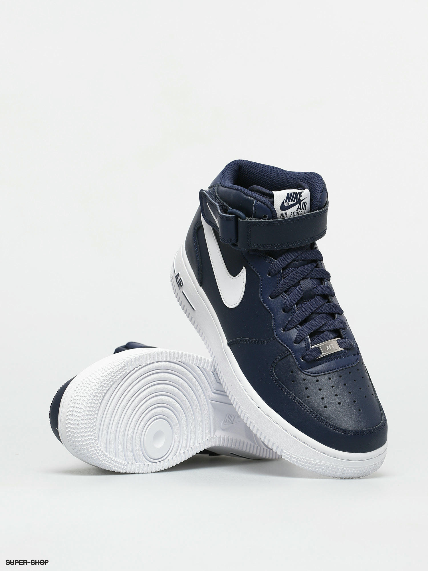 Dialoog In werkelijkheid Fahrenheit Nike Air Force 1 Mid 07 Shoes (midnight navy/white)