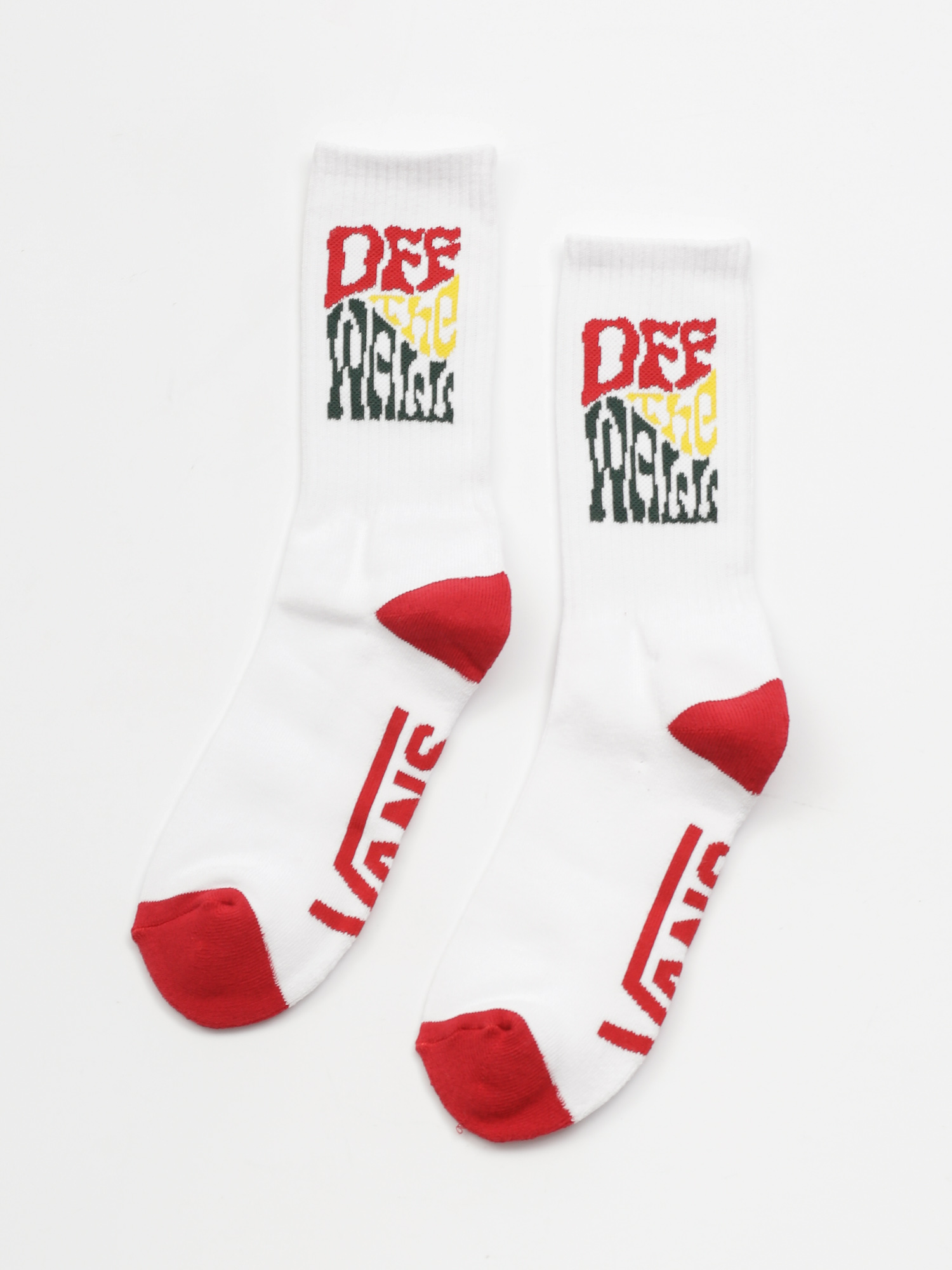 vans white crew socks