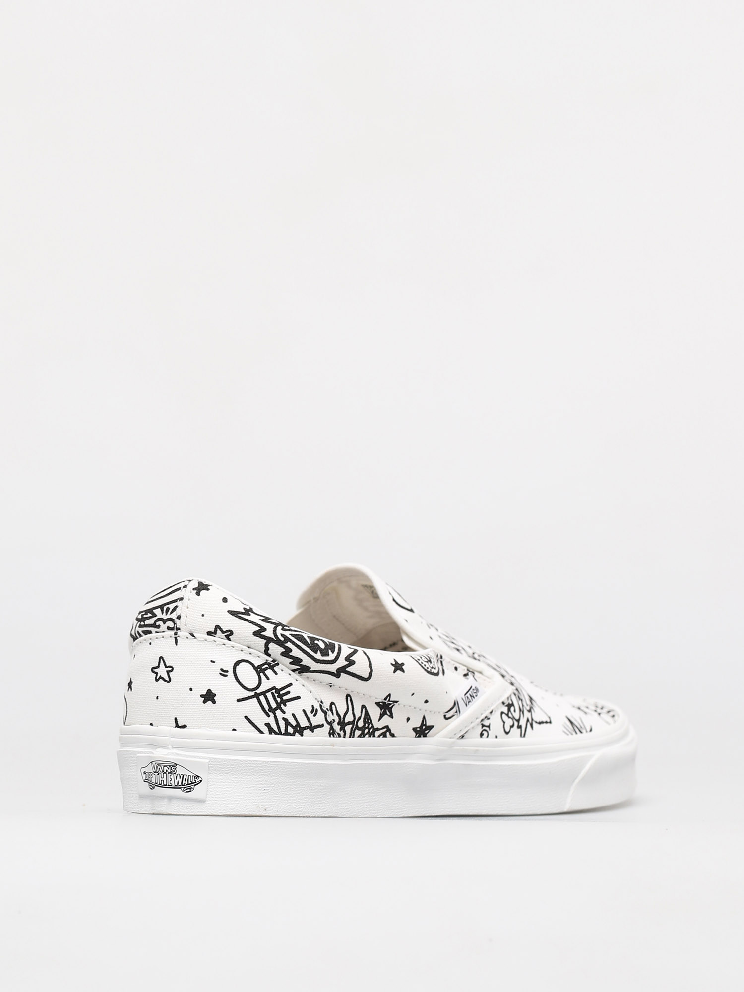 Vans Classic Slip On Shoes (u color tattoo/true white)