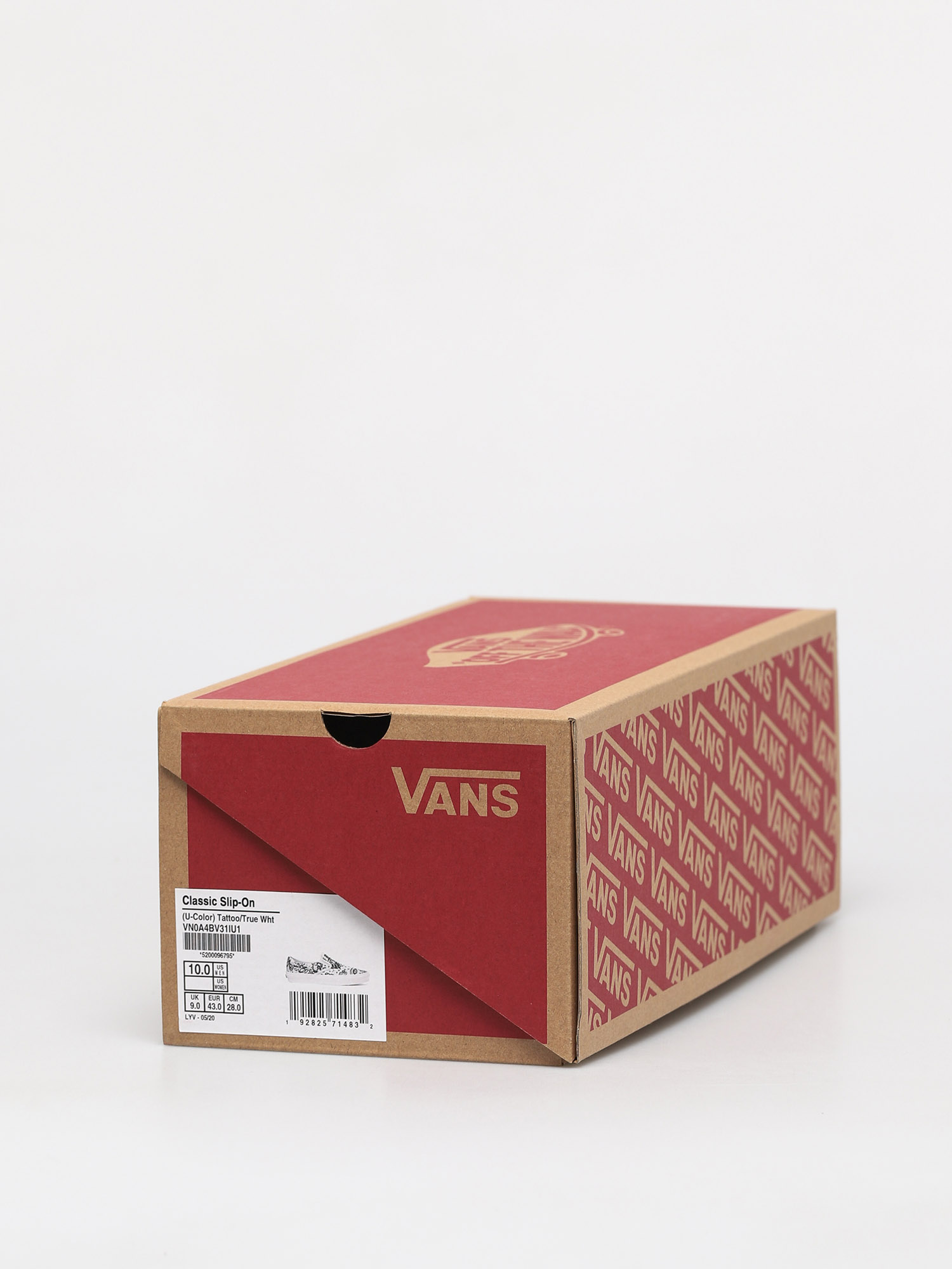 Vans Classic Slip On Shoes (u color tattoo/true white)