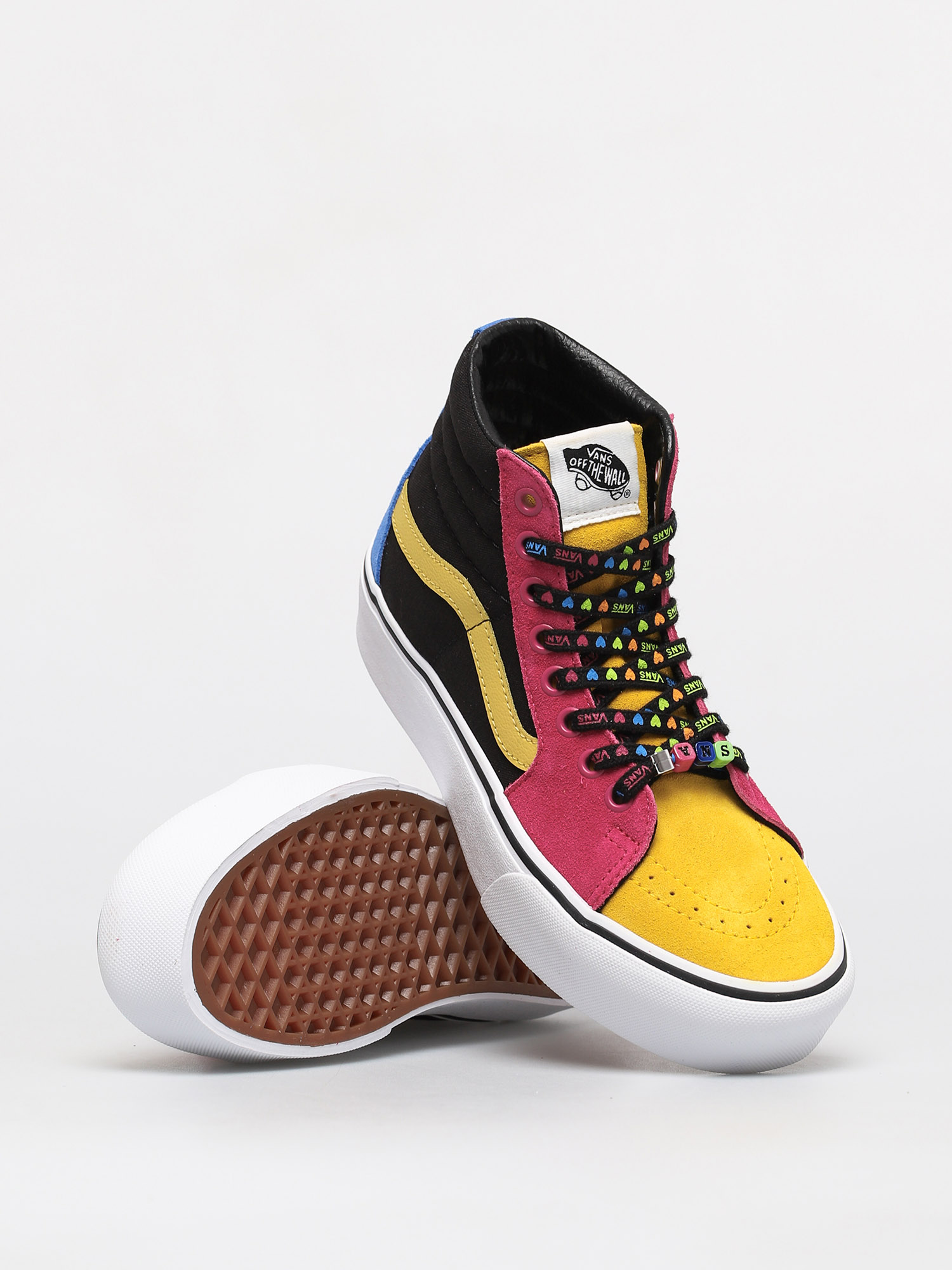 Vans Sk8 Hi Platform 2 Shoes (vans beads/multi/true white)