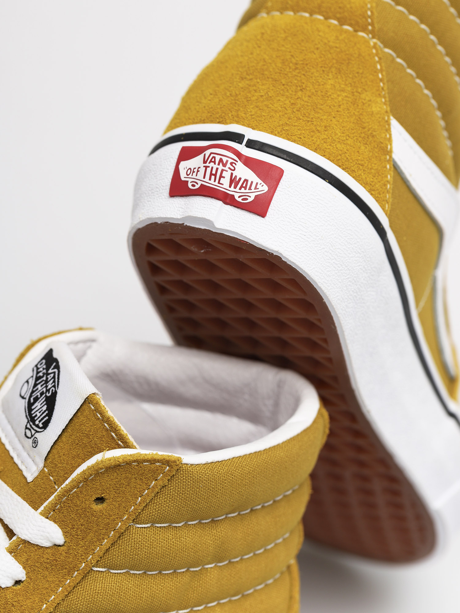 Vans Sk8 Hi Shoes (olive oil/true white)