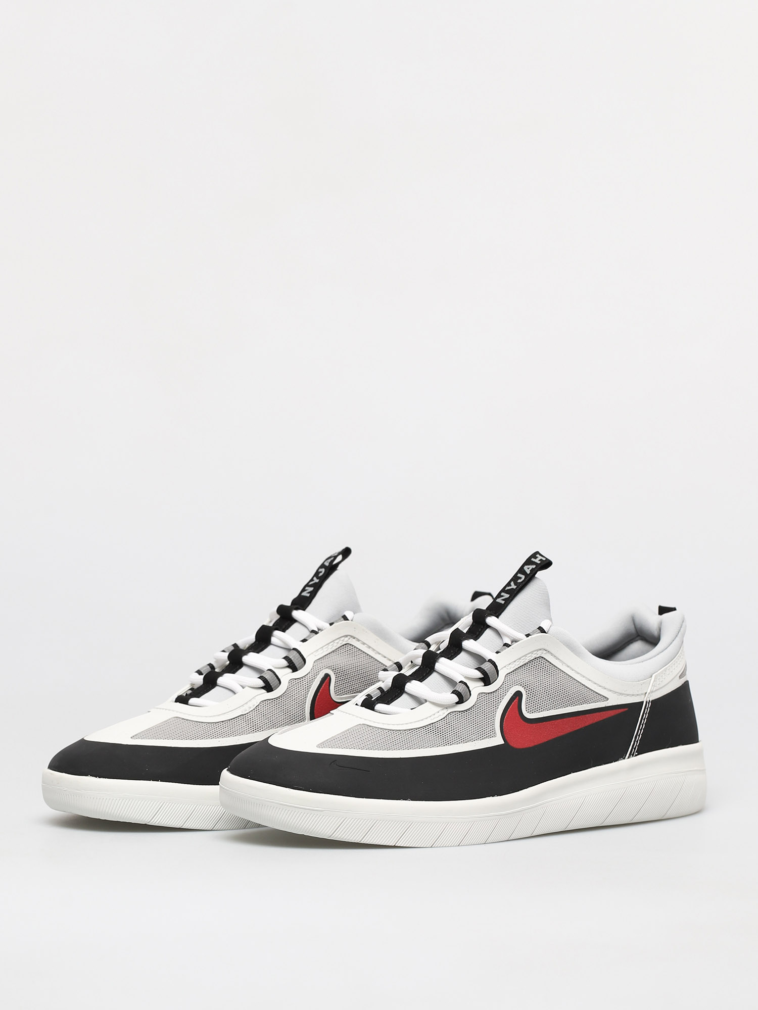 Nike SB Nyjah Free 2 0 Schuhe (black/sport red metallic silver black)