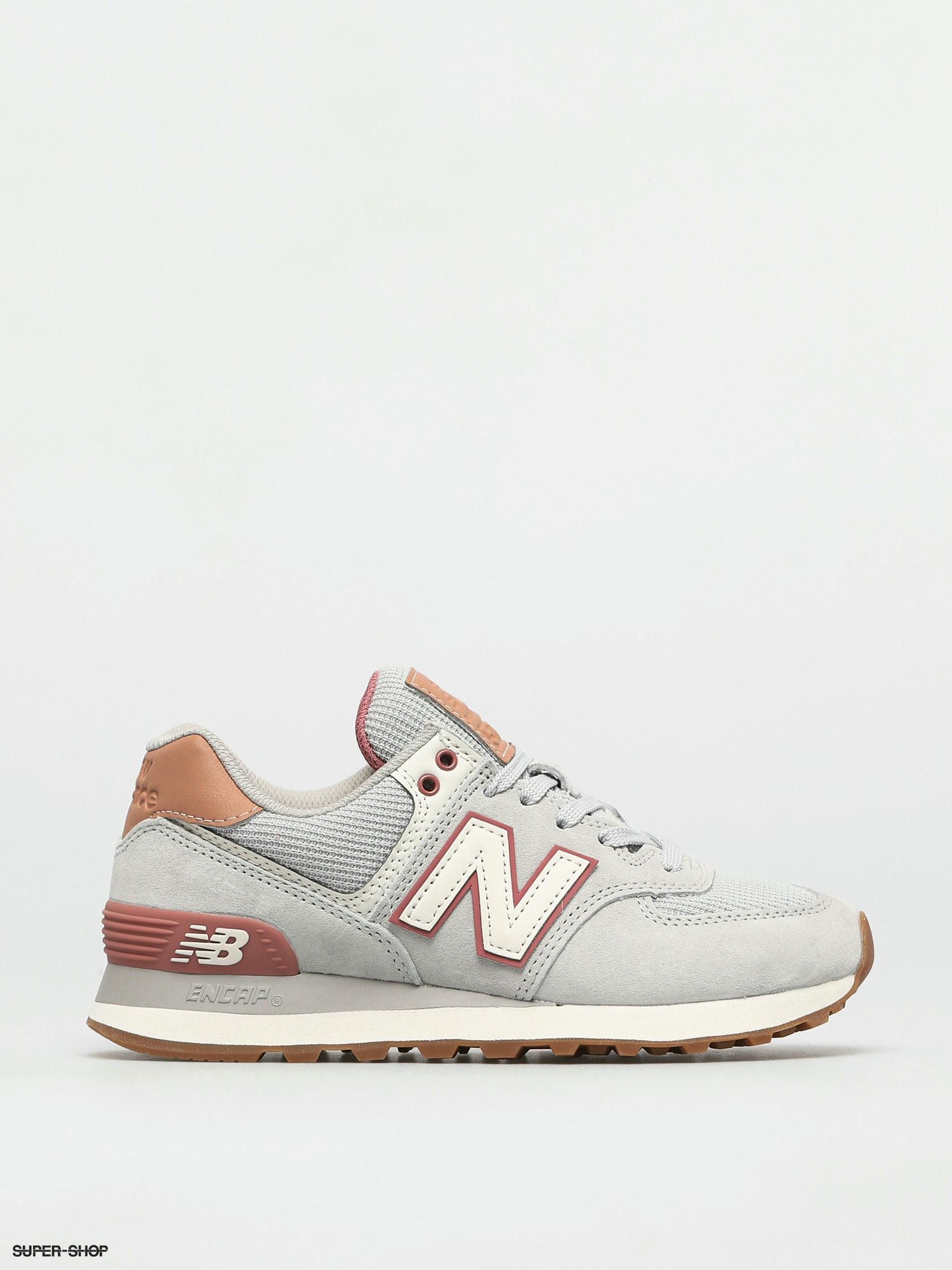 New Balance 574 Shoes Wmn (grey/pink)